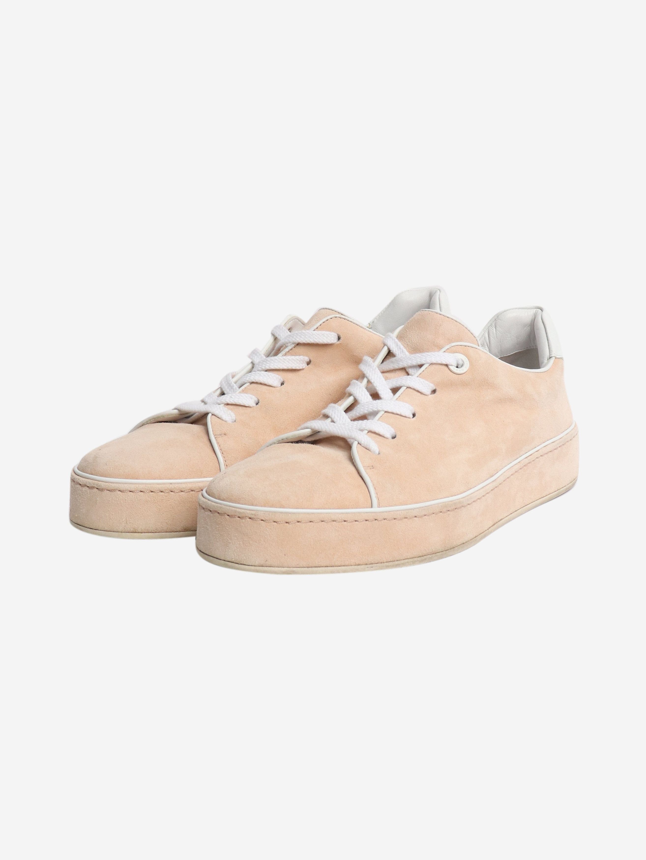 Loro Piana Blush suede trainers - EU 39 Size US 8 / IT 38 - 2 Thumbnail