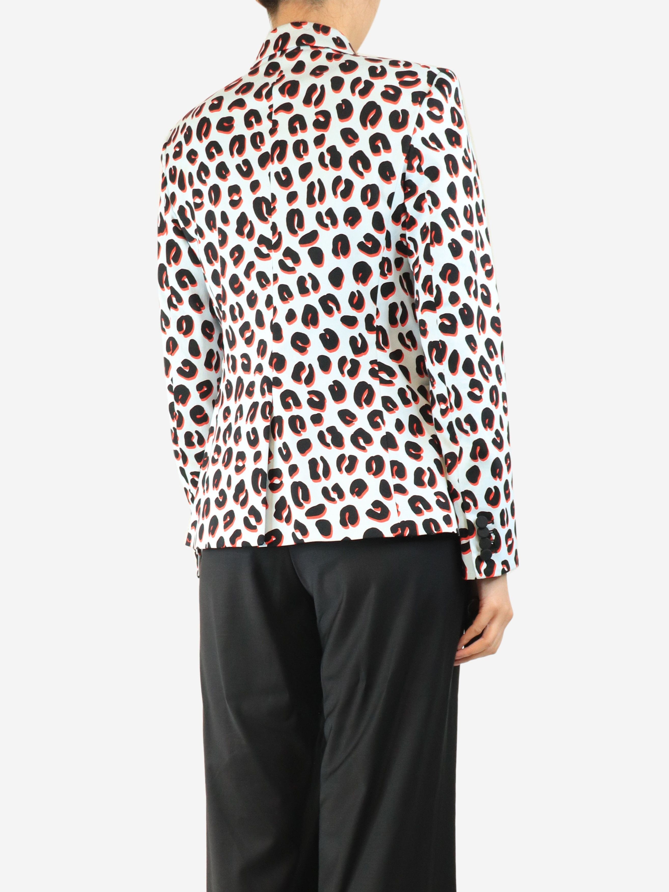 Veronica Beard Blue leopard print blazer - UK 12 Size M / US 6-8 / IT 42-44 - 2 Thumbnail