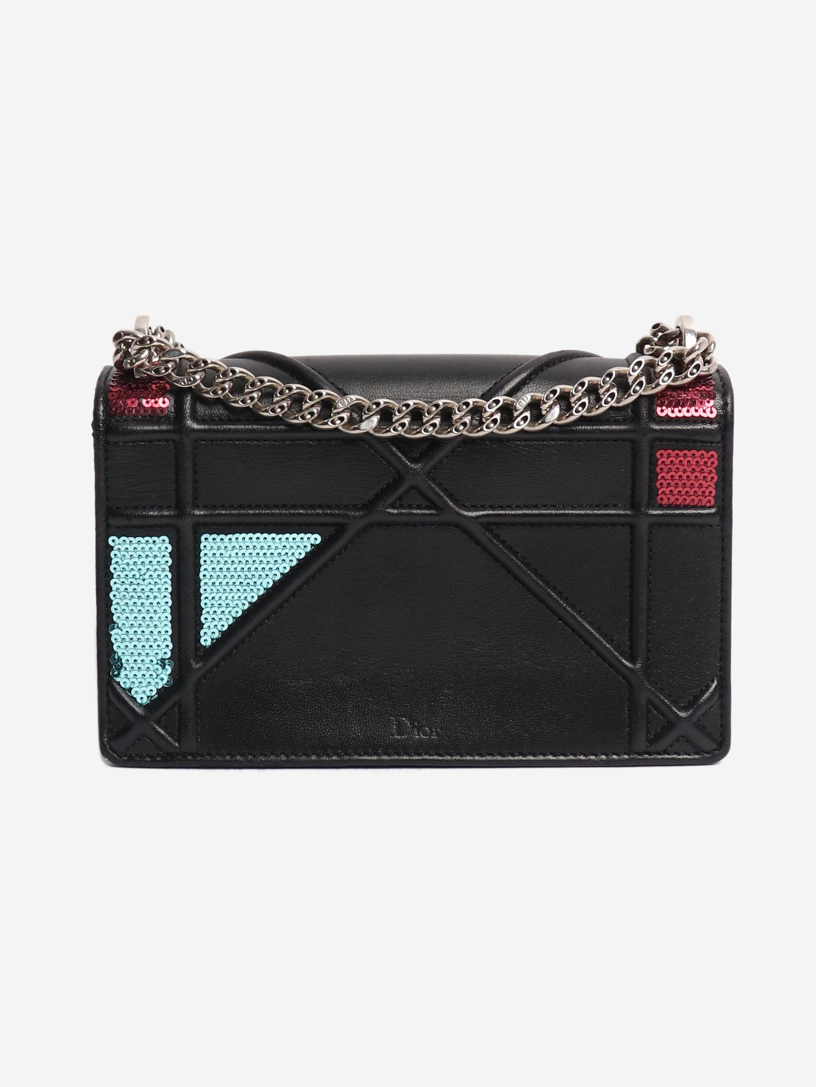 Dior Black small sequin ama crossbody bag Size ONE SIZE - 2 Thumbnail