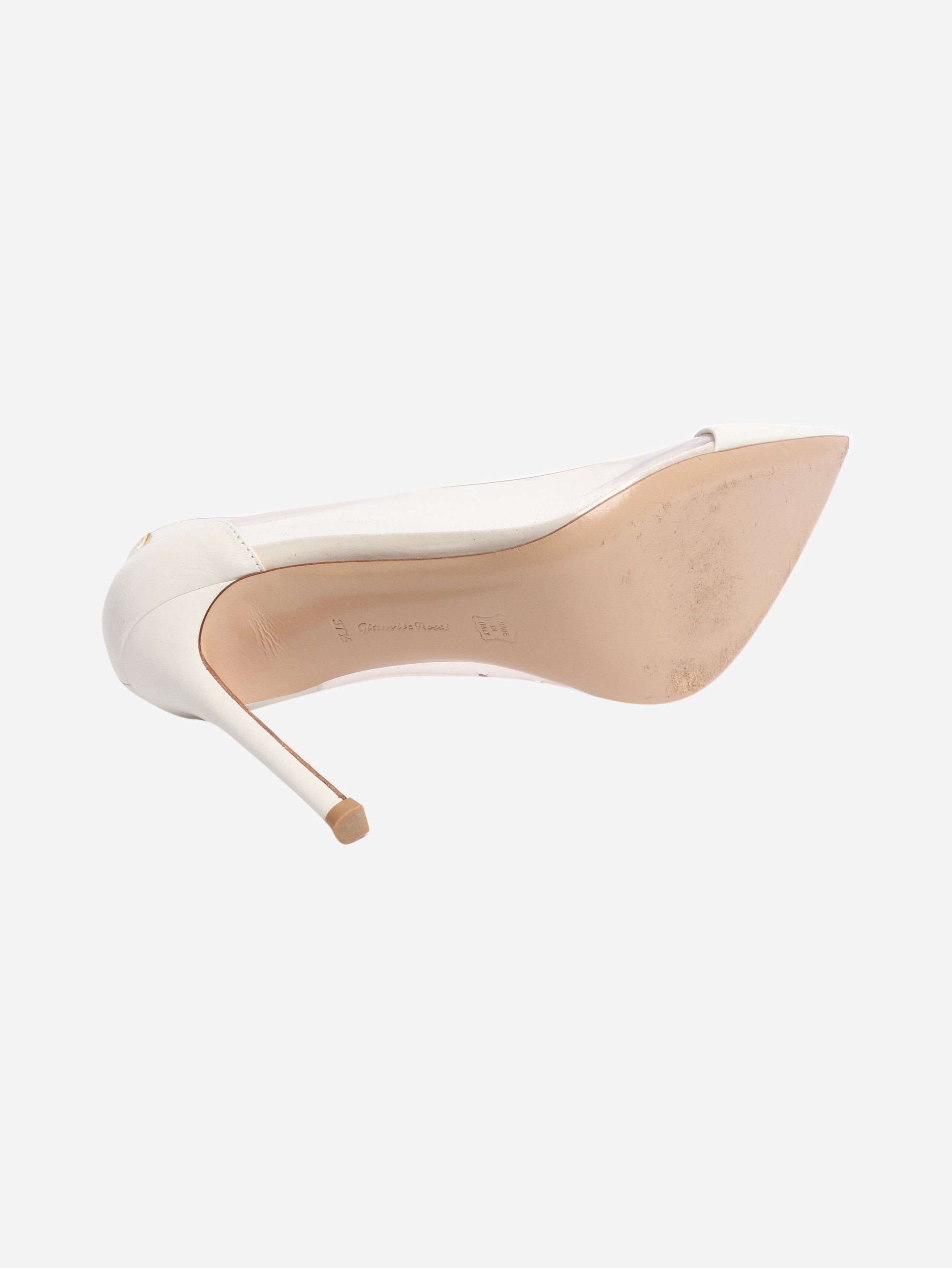Gianvito Rossi White pvc heels - EU 37.5 (UK 4.5) Size US 6 / IT 36 - 6 Thumbnail