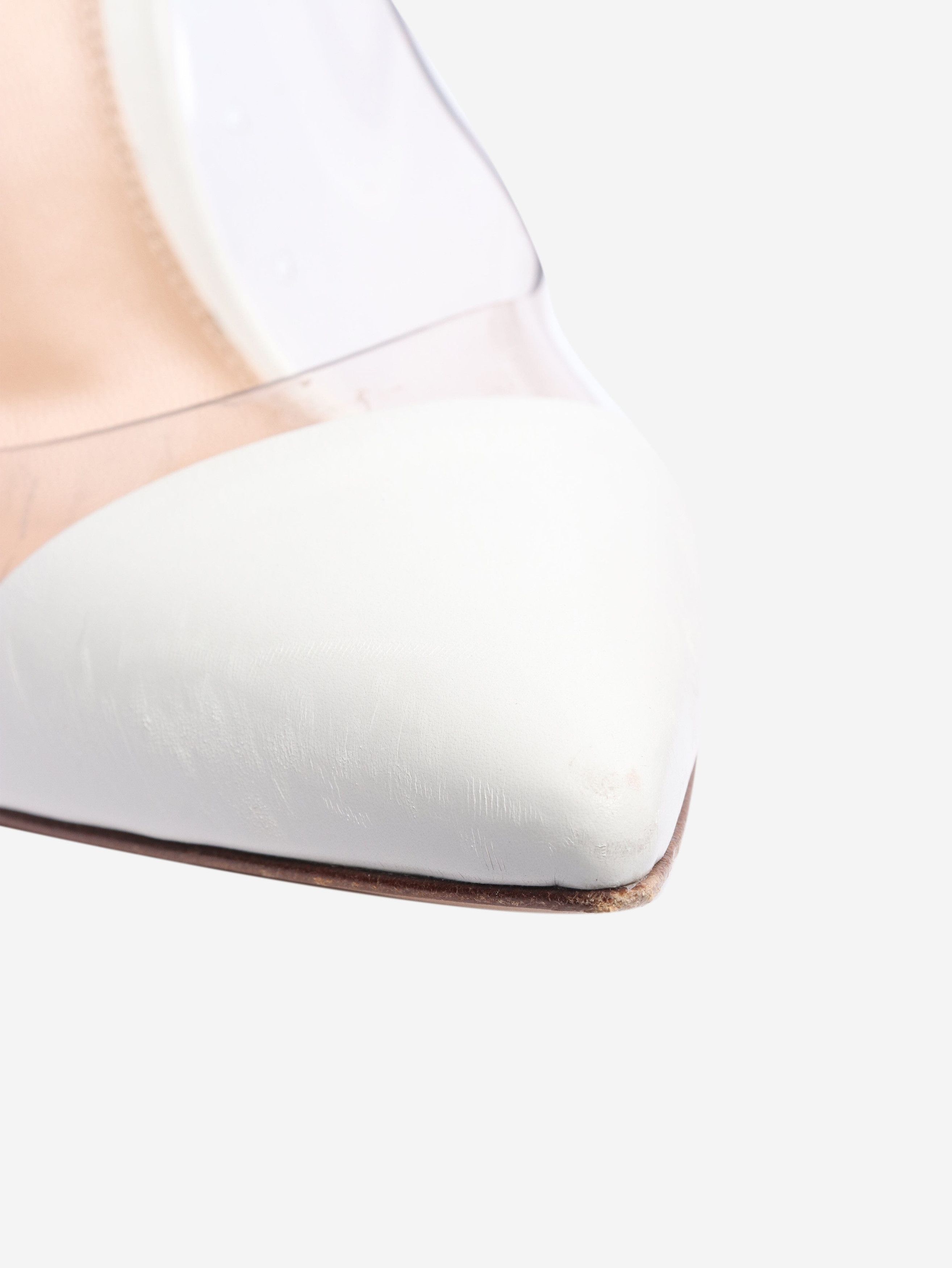 Gianvito Rossi White pvc heels - EU 37.5 (UK 4.5) Size US 6 / IT 36 - 7 Thumbnail