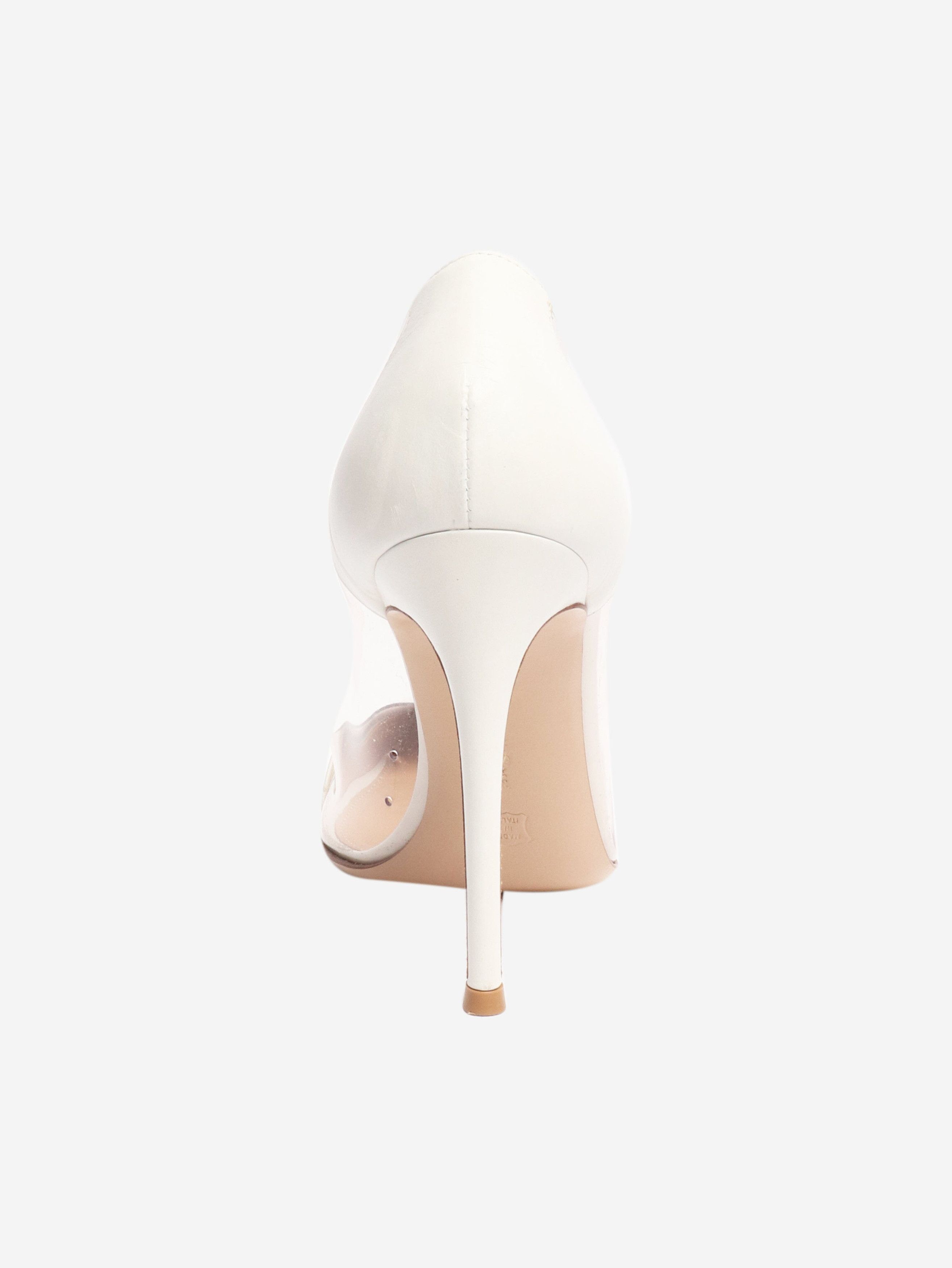 Gianvito Rossi White pvc heels - EU 37.5 (UK 4.5) Size US 6 / IT 36 - 3 Thumbnail