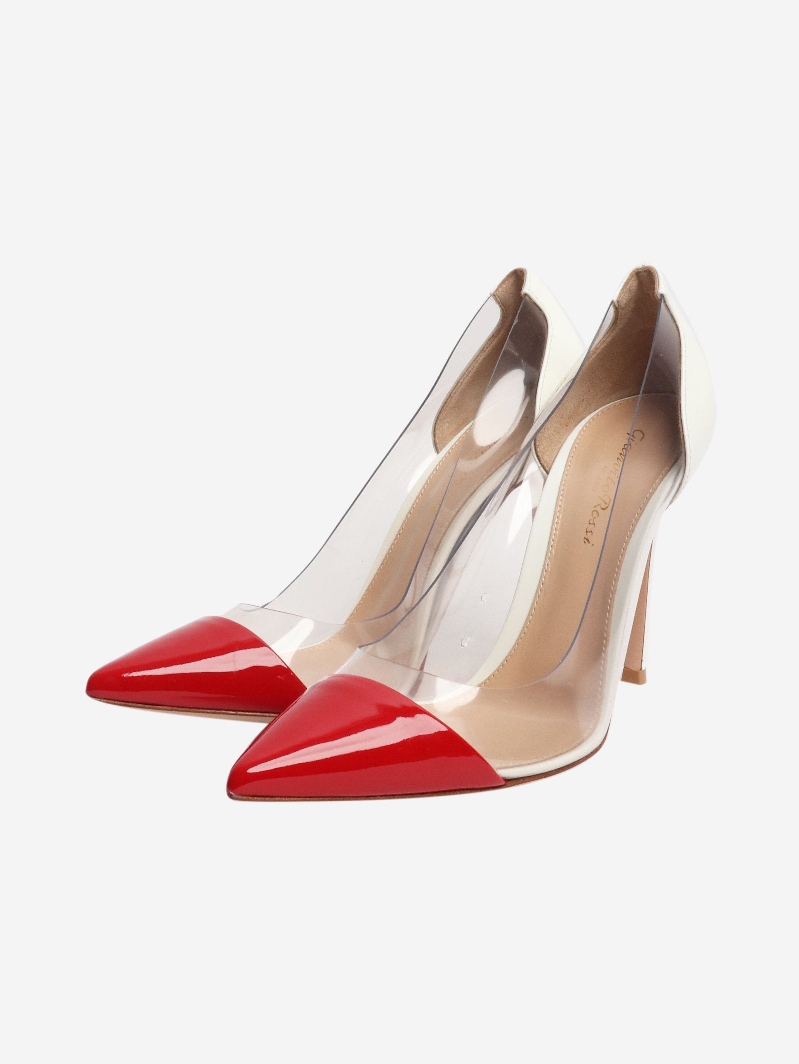 Gianvito Rossi Red pvc heels - EU 37.5 (UK 4.5) Size US 6 / IT 36 - 2 Thumbnail