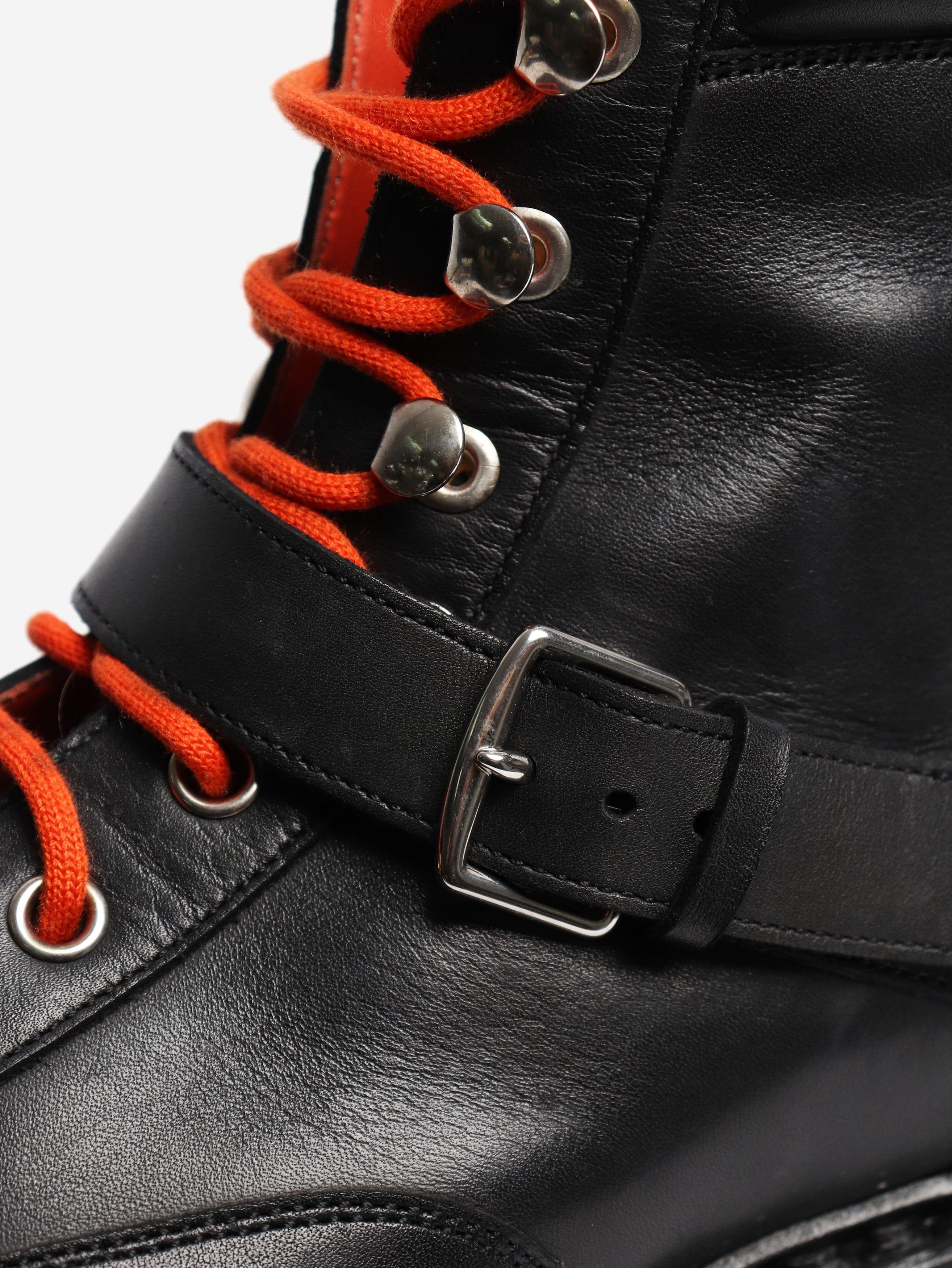 Other Black leather hiking boots - EU 38 Size US 7.5 / IT 37.5 - 4 Thumbnail