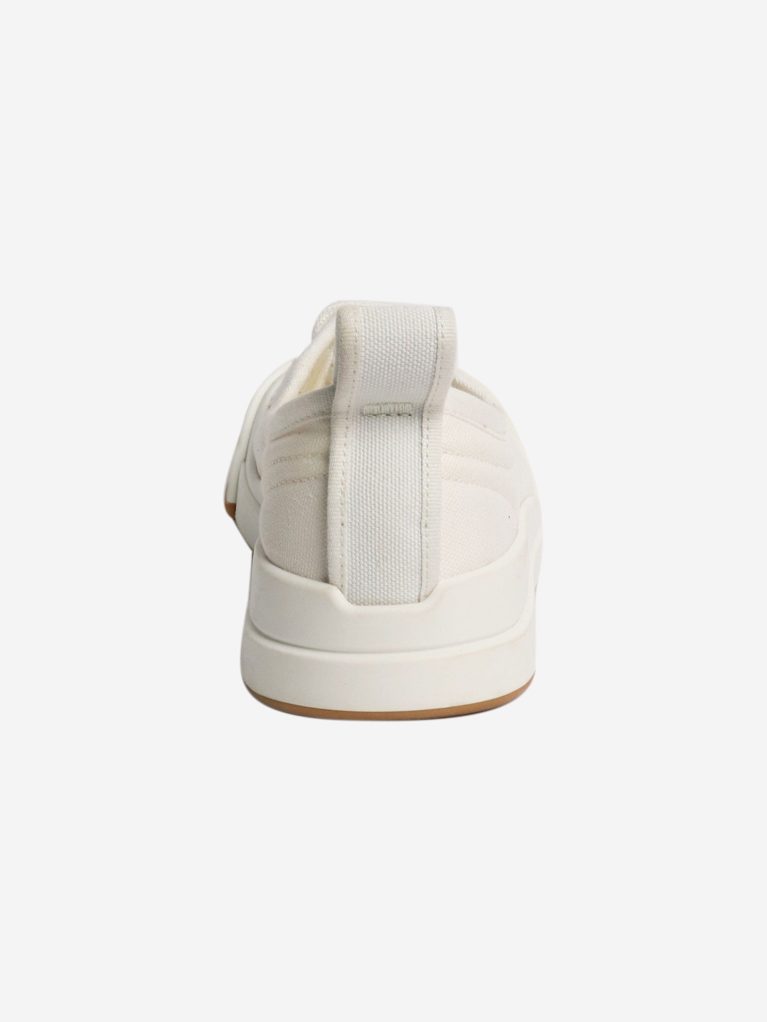 Bottega Veneta White canvas sneakers - EU 39 Size US 8 / IT 38 - 4 Thumbnail