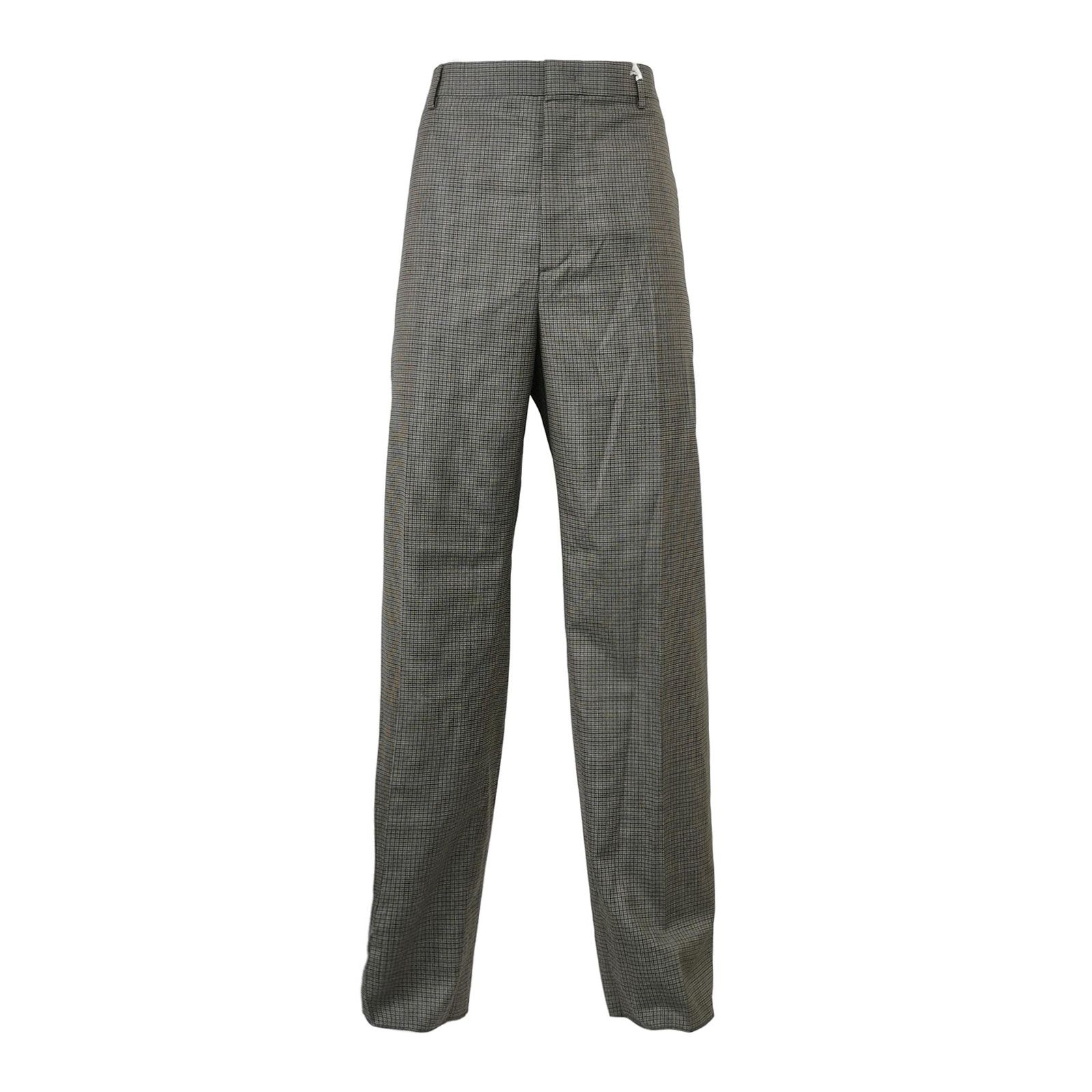 Valentino Valentino Check Wool Straight Leg Trousers Size 52 Size US 36 / EU 52 - 2 Thumbnail