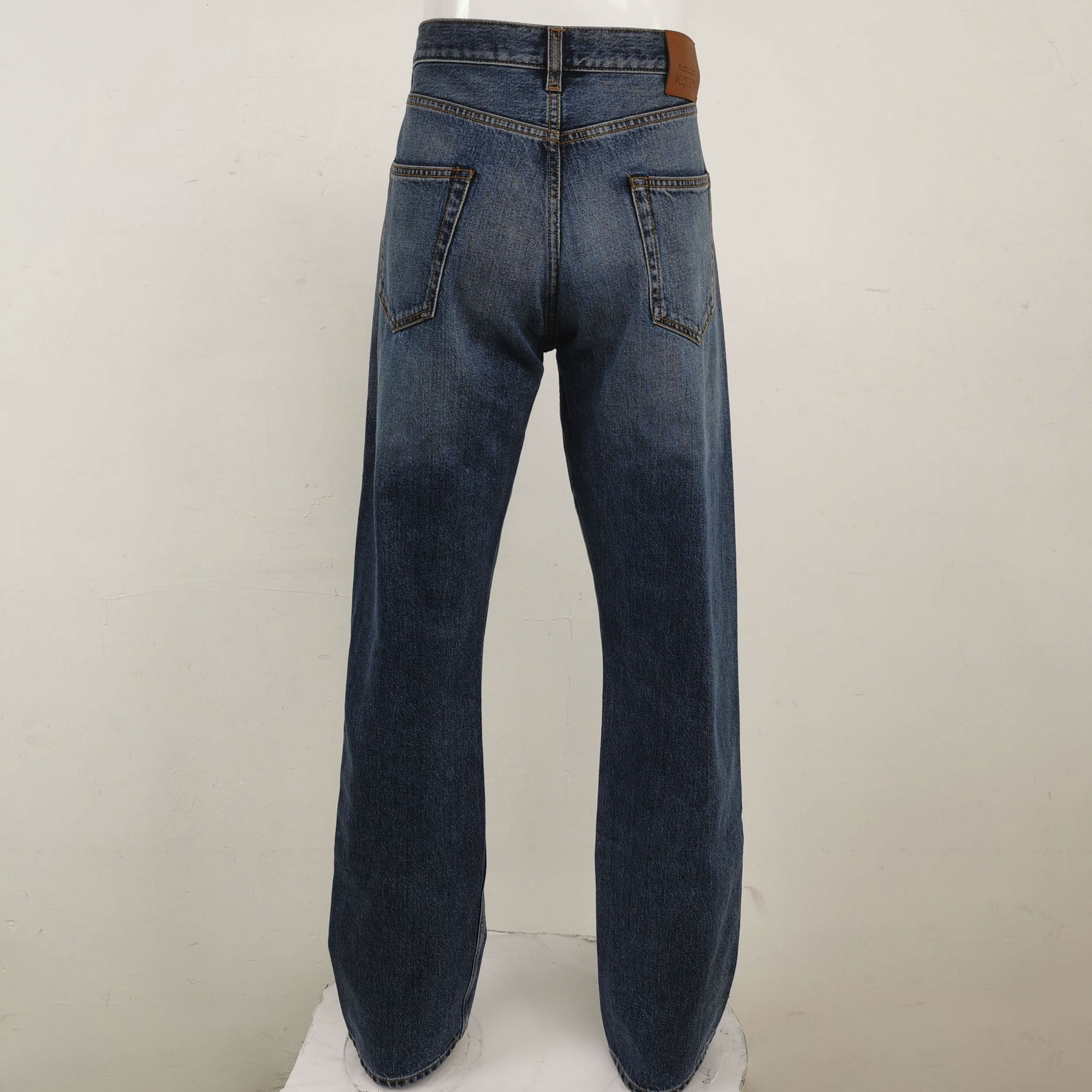 Alexander McQueen Alexander McQueen Straight Leg Denim Jeans 48 Size US 32 / EU 48 - 3 Thumbnail