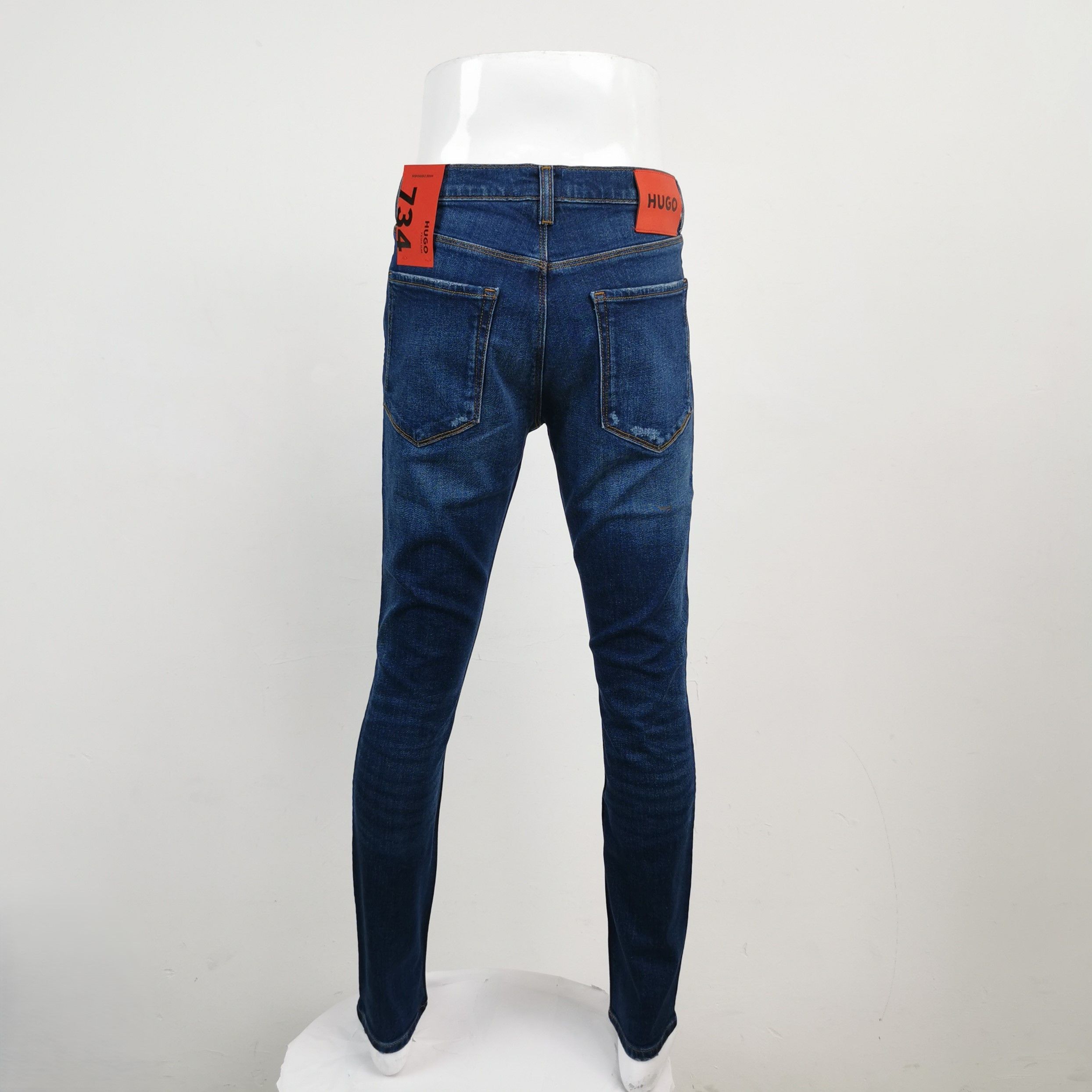 Hugo Boss HUGO Distressed 734 Denim Jeans W32 L32 Size US 32 / EU 48 - 3 Thumbnail
