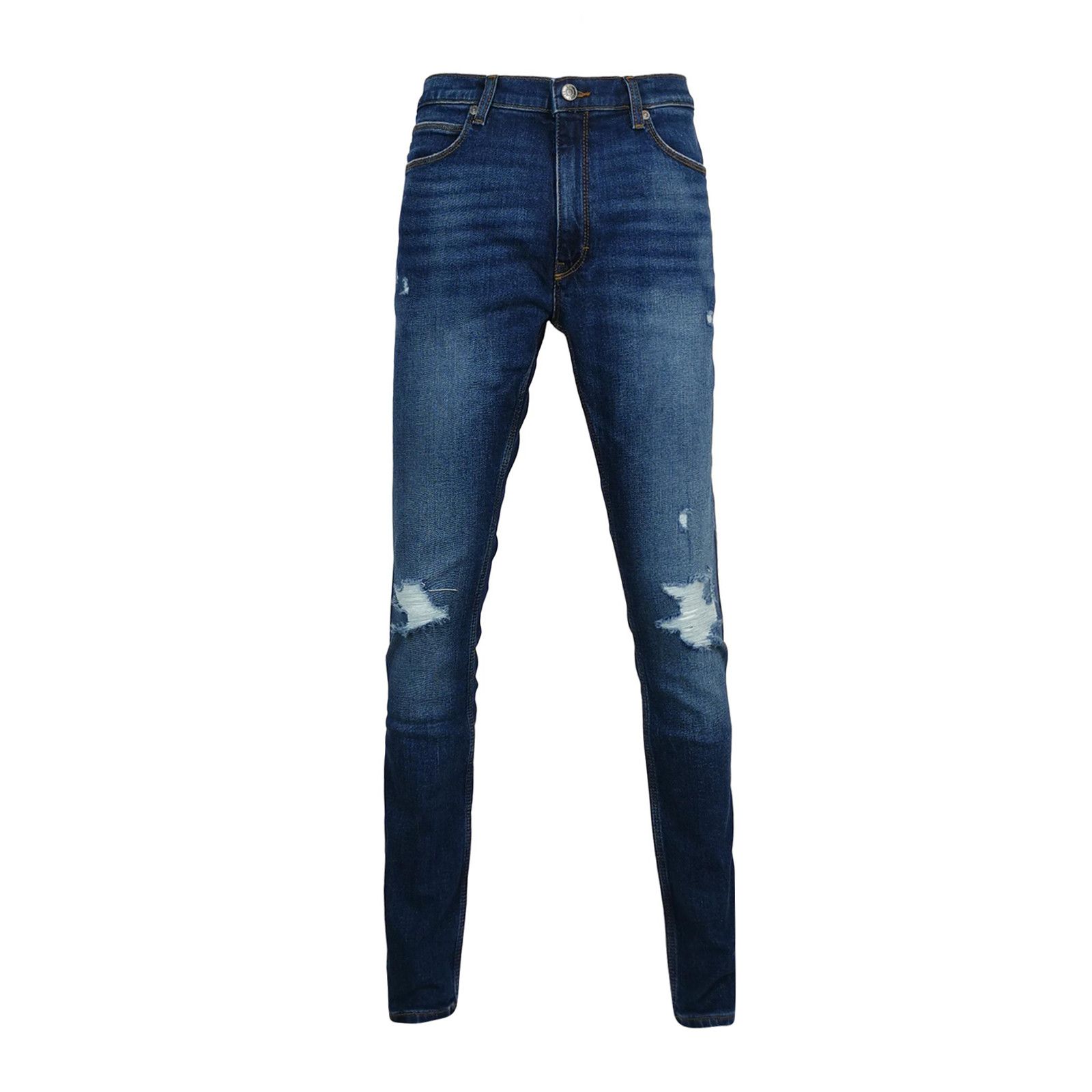 Hugo Boss HUGO Distressed 734 Denim Jeans W32 L32 Size US 32 / EU 48 - 2 Thumbnail