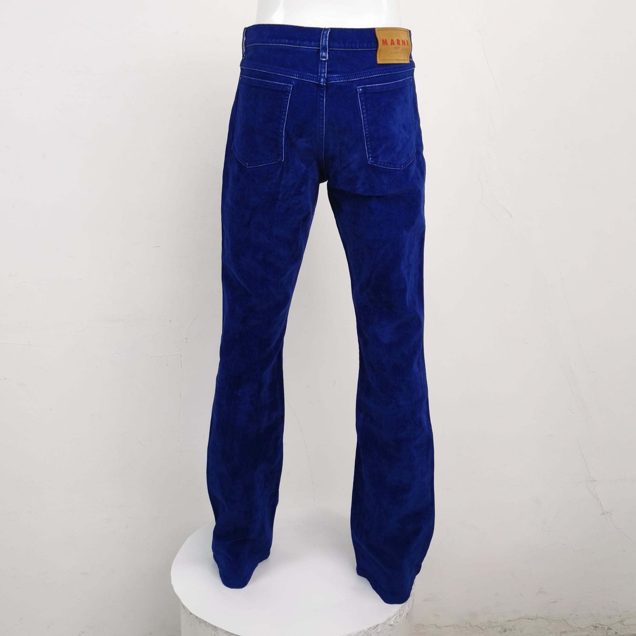 Marni Marni Blue Cotton Blend Jeans Size 32 Size US 32 / EU 48 - 3 Thumbnail