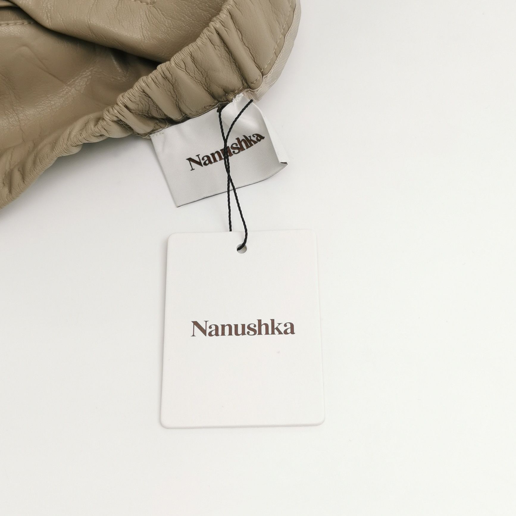 Nanushka Nanushka Vegan Leather Tie-Waist Trousers Size M Size US 32 / EU 48 - 4 Thumbnail