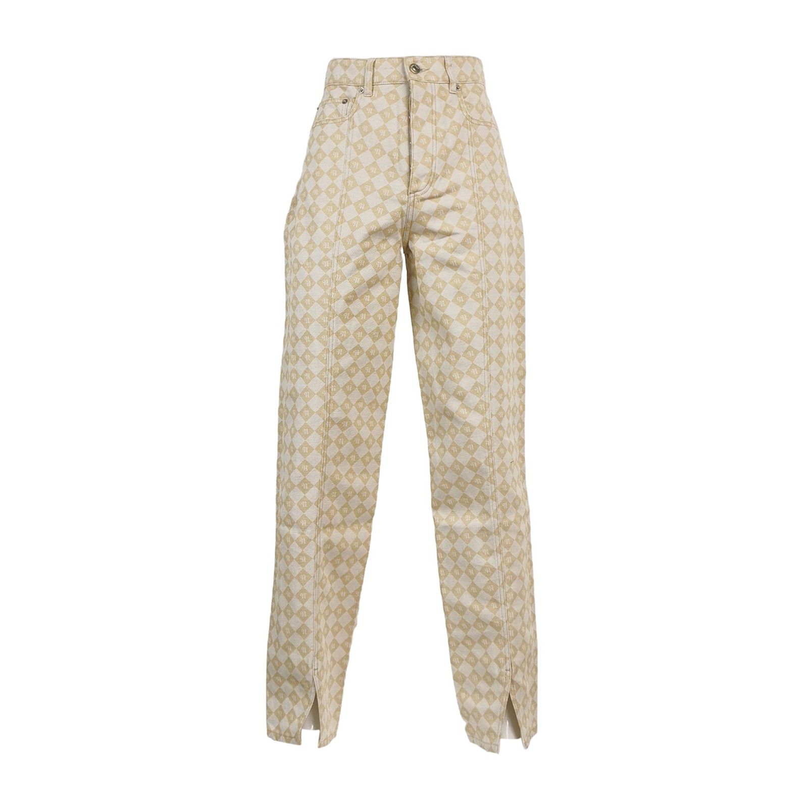 Nanushka Nanushka Checkered Cotton Linen Jeans 29 Size 29" - 2 Thumbnail