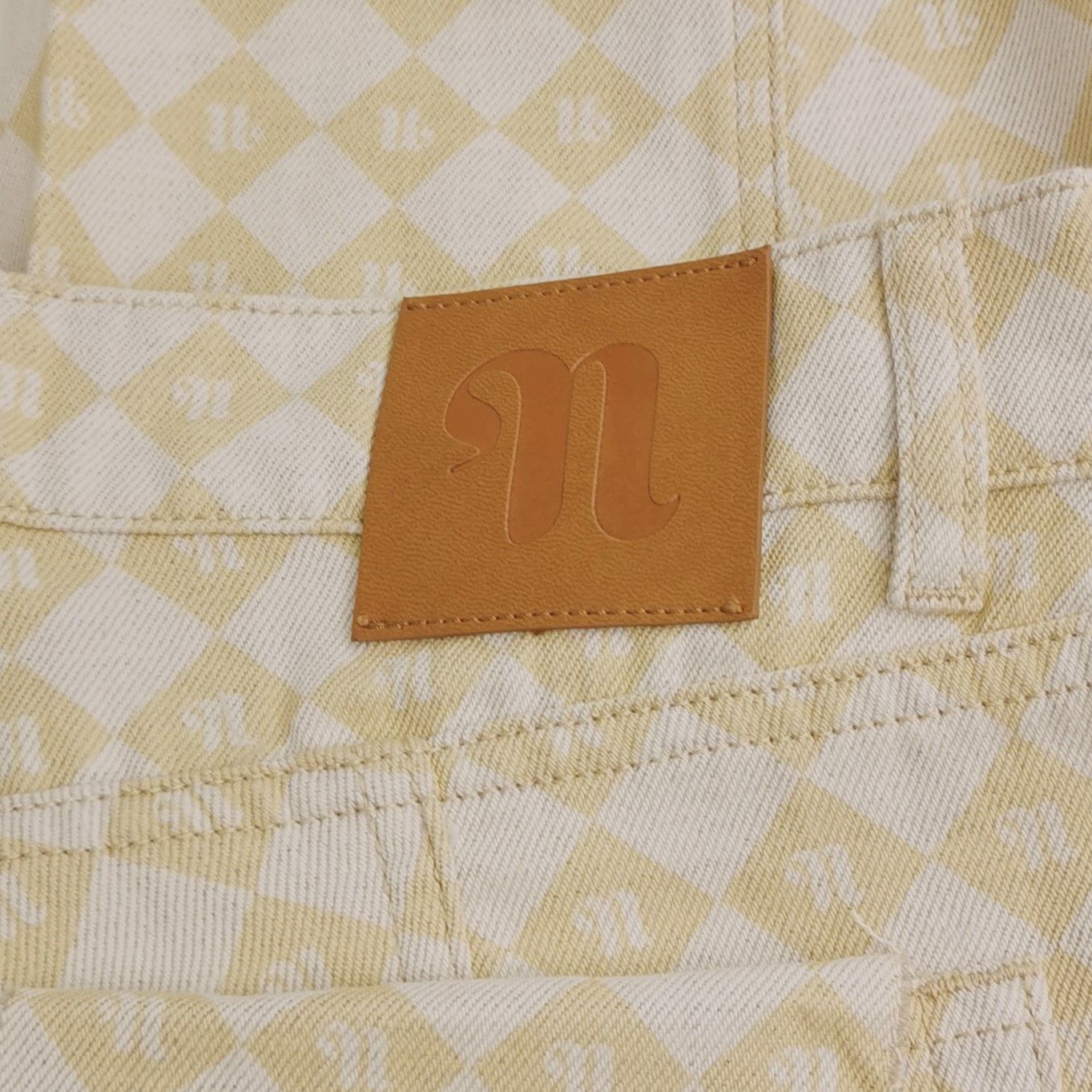 Nanushka Nanushka Checkered Cotton Linen Jeans 29 Size 29" - 4 Thumbnail