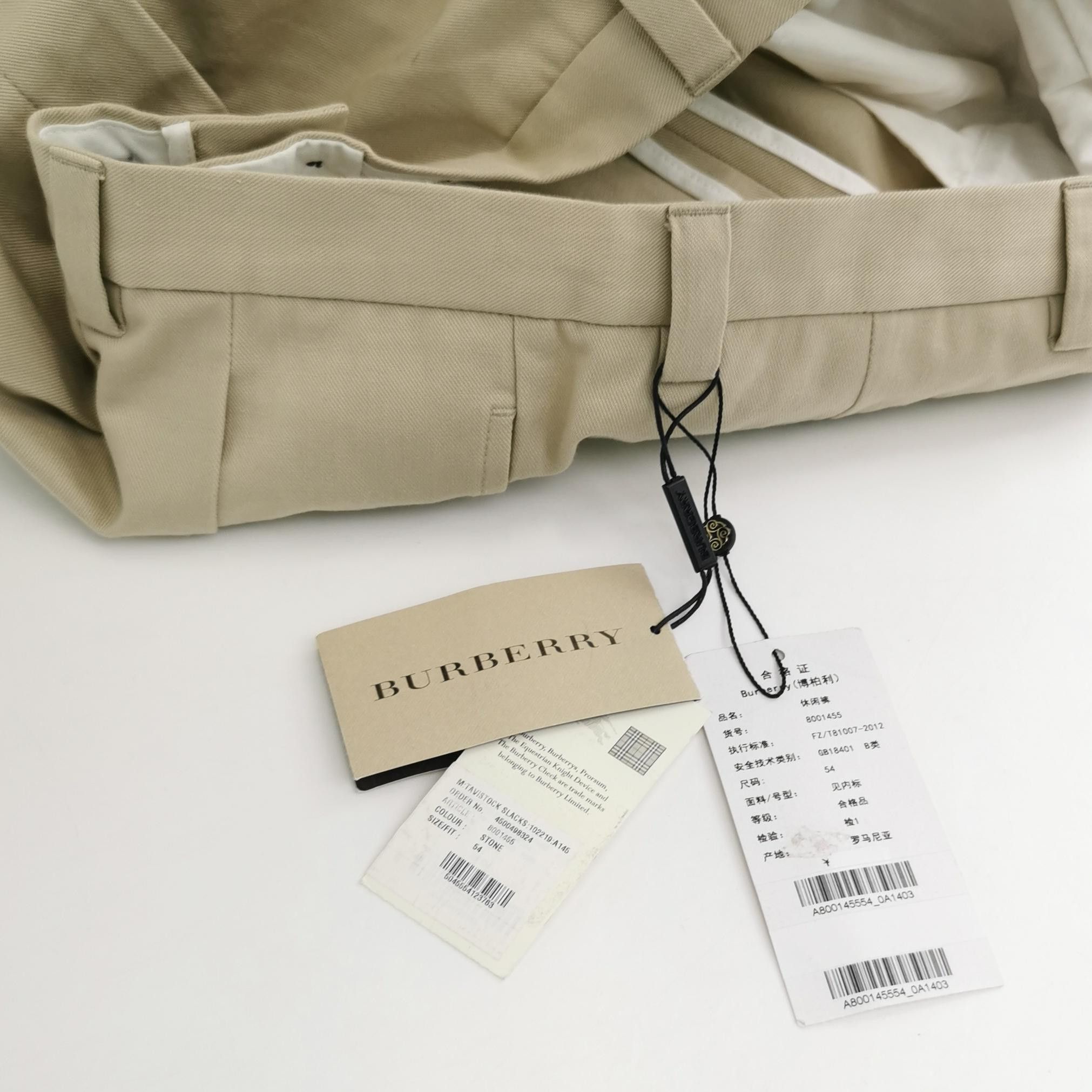 Burberry Burberry Cotton Casual Pants EU 54 Size US 38 / EU 54 - 4 Thumbnail