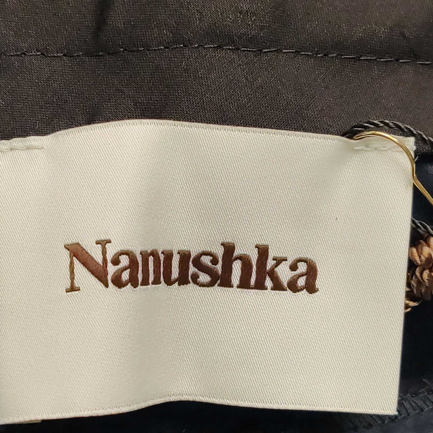 Nanushka Nanushka Dark Blue Sateen Pants Size S Size 30" / US 8 / IT 44 - 7 Thumbnail