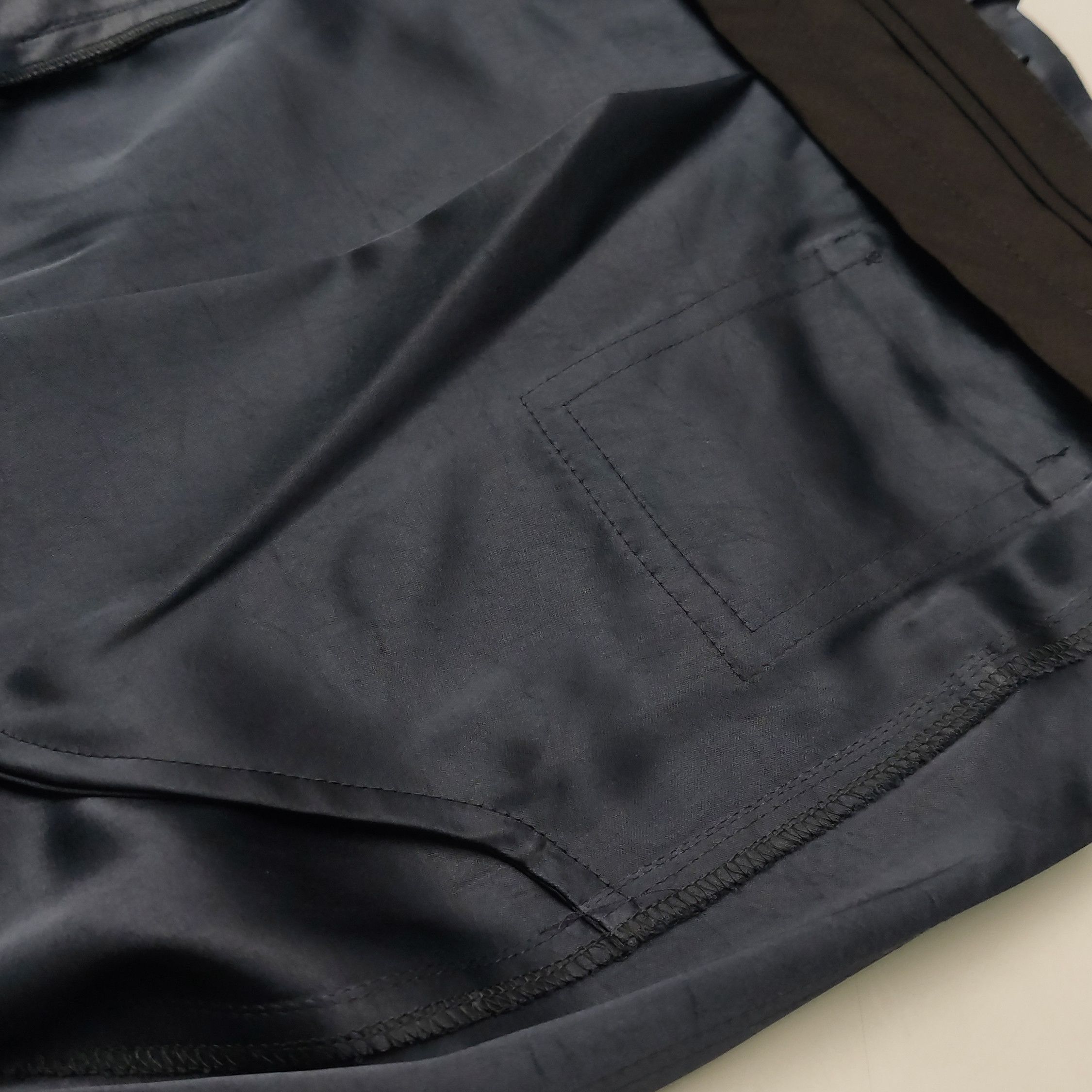 Nanushka Nanushka Dark Blue Sateen Pants Size S Size 30" / US 8 / IT 44 - 12 Thumbnail