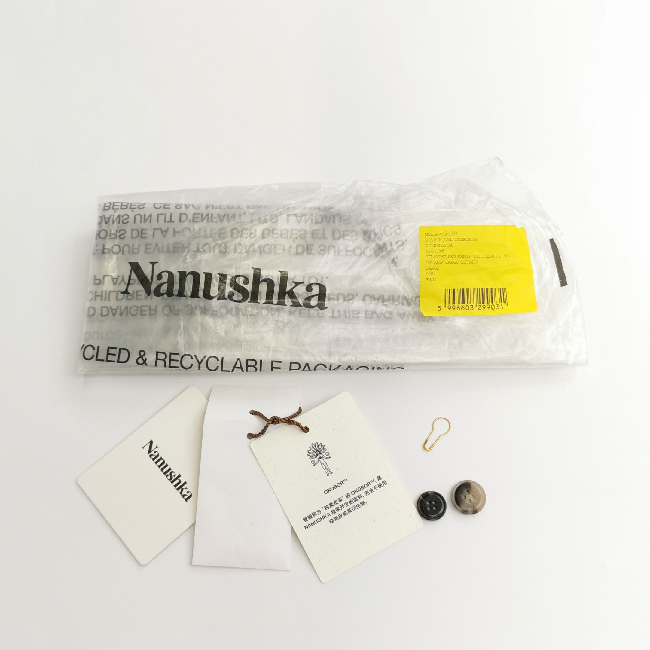 Nanushka Nanushka Vegan Leather Casual Pants L Size US 34 / EU 50 - 5 Thumbnail