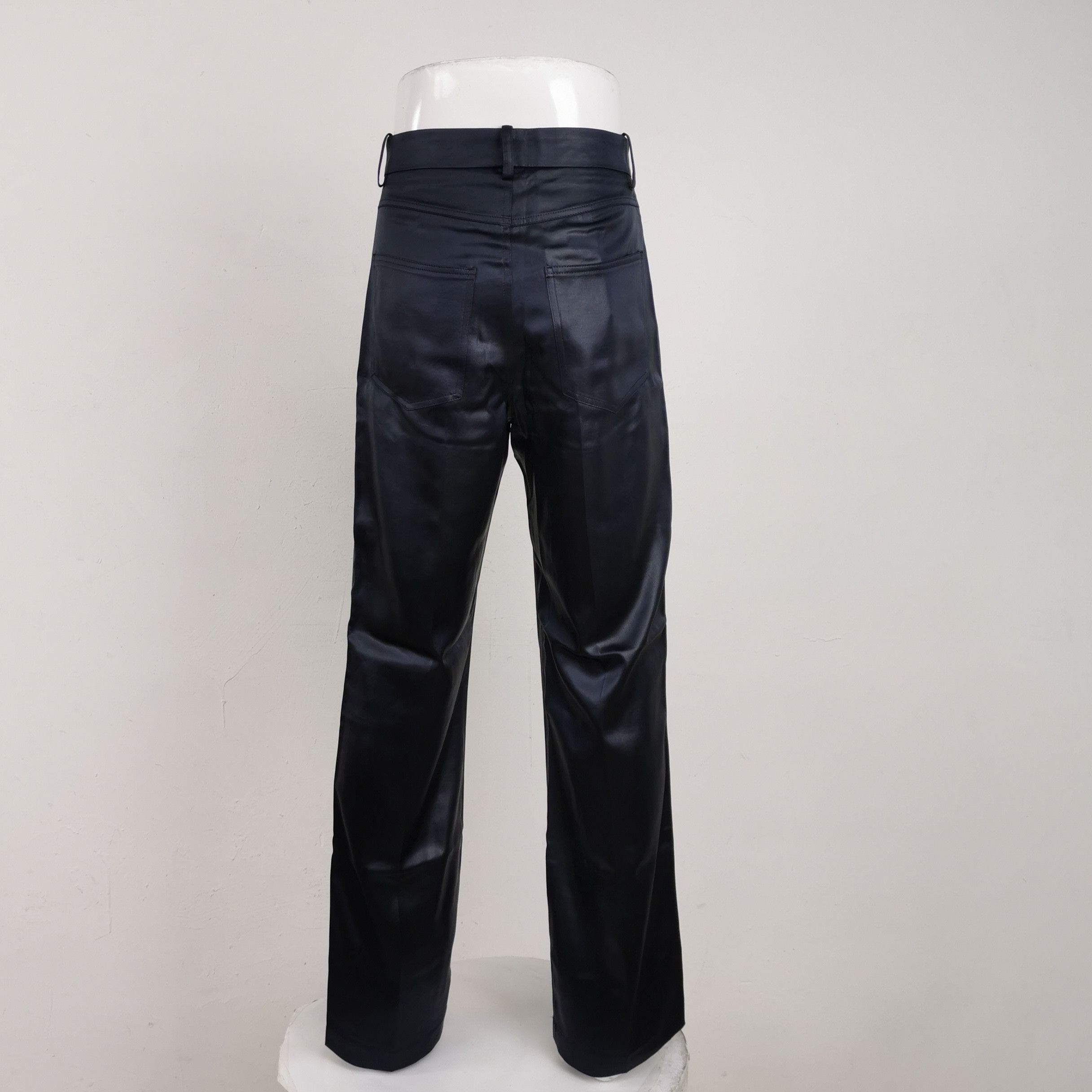 Nanushka Nanushka Satin Black Pants Size S Size 30" / US 8 / IT 44 - 3 Thumbnail