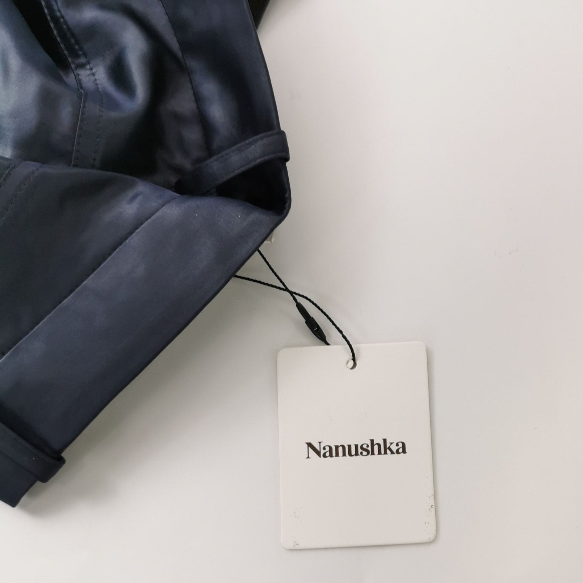 Nanushka Nanushka Satin Black Pants Size S Size 30" / US 8 / IT 44 - 4 Thumbnail