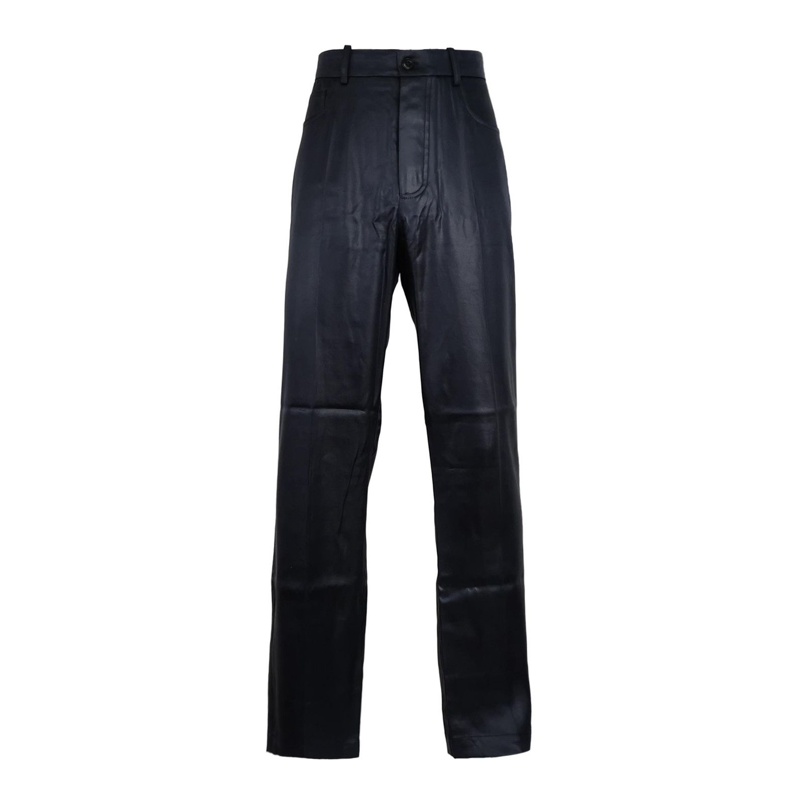 Nanushka Nanushka Satin Black Pants Size S Size 30" / US 8 / IT 44 - 2 Thumbnail