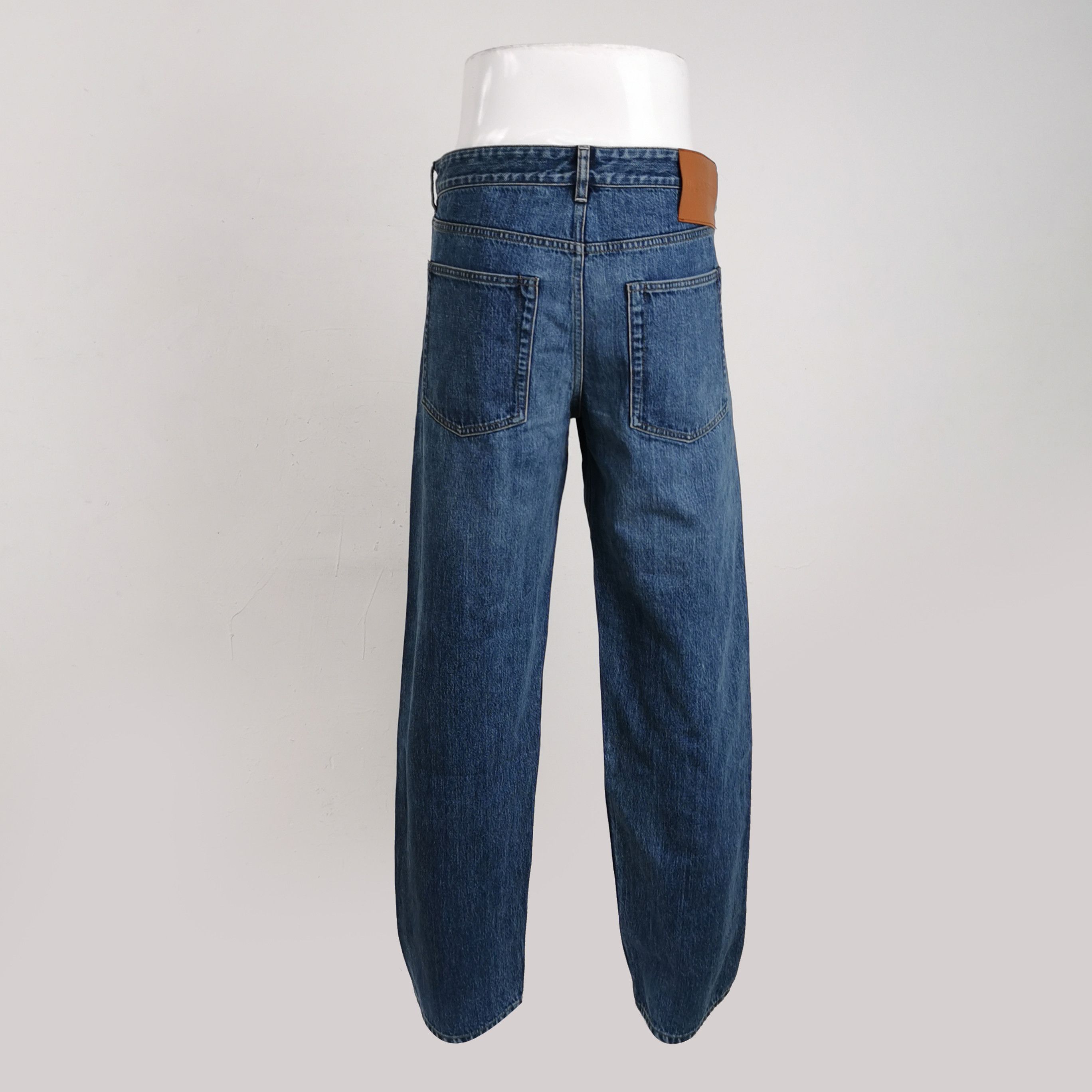 Jil Sander Jil Sander+ Blue Cotton Denim Jeans Size 32 Size US 32 / EU 48 - 3 Thumbnail