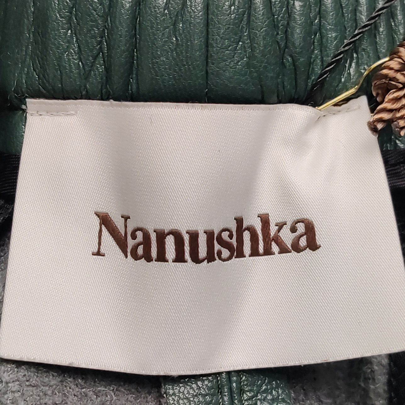 Nanushka Nanushka Green Vegan Leather Joggers US 34 Size US 34 / EU 50 - 6 Thumbnail