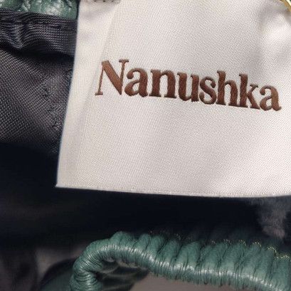 Nanushka Nanushka Green Vegan Leather Joggers Size M Size US 32 / EU 48 - 6 Thumbnail