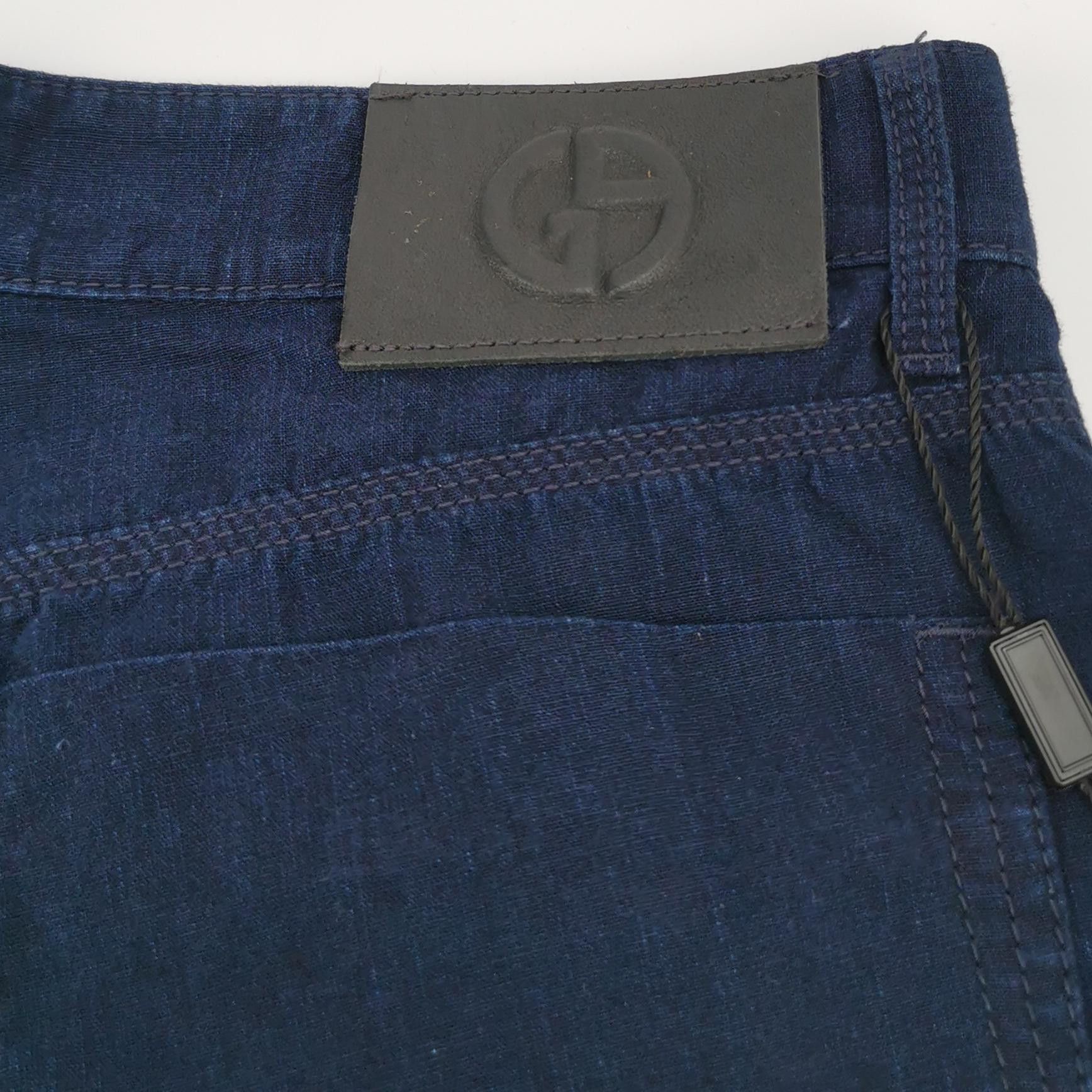 Giorgio Armani Giorgio Armani Solid Cotton Casual Pants Size 30 Size US 30 / EU 46 - 5 Thumbnail