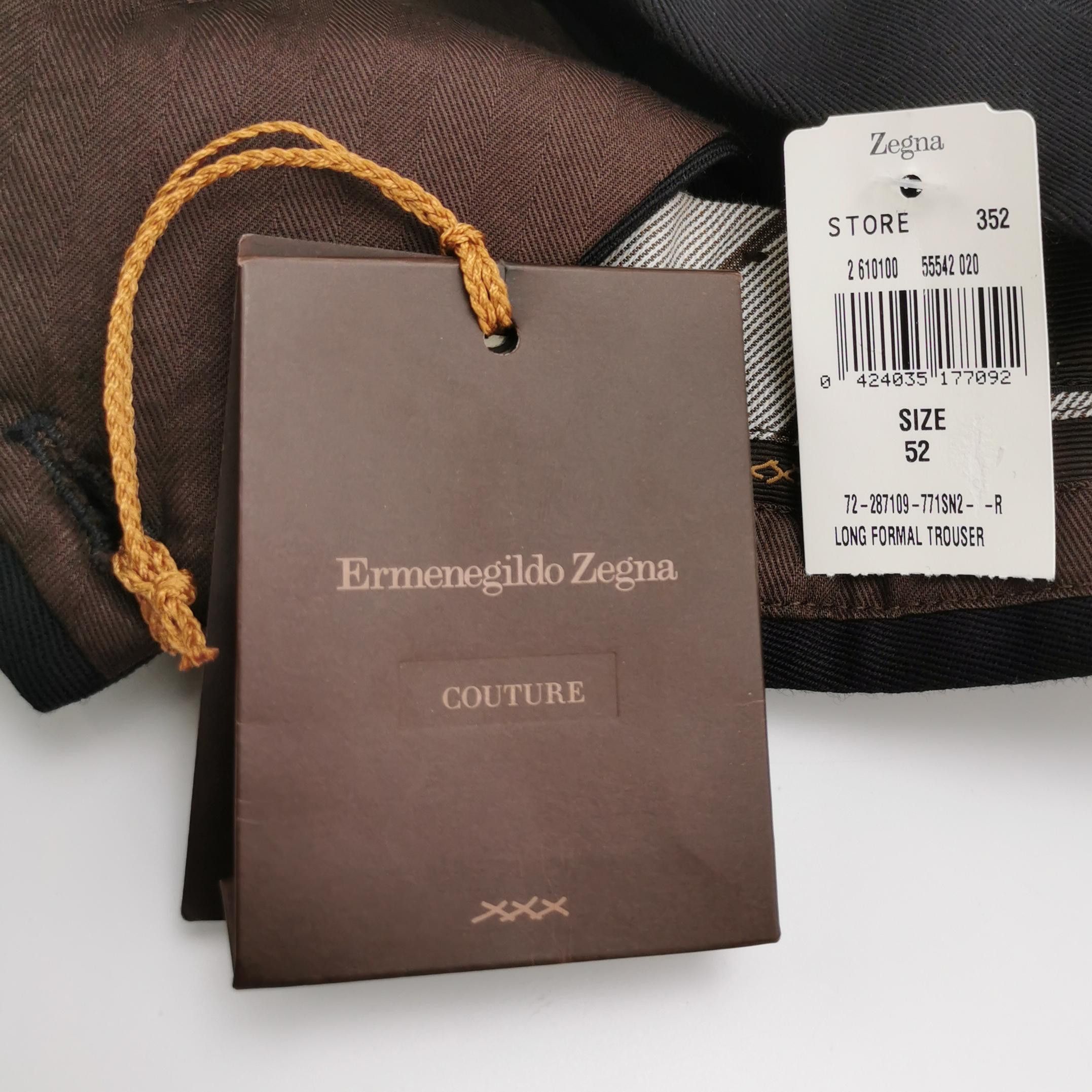 Ermenegildo Zegna Zegna Couture Wool Silk Casual Pants 36 Size US 36 / EU 52 - 6 Thumbnail
