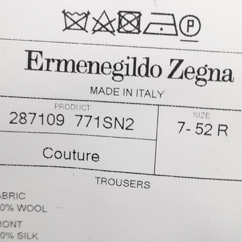 Ermenegildo Zegna Zegna Couture Wool Silk Casual Pants 36 Size US 36 / EU 52 - 8 Thumbnail