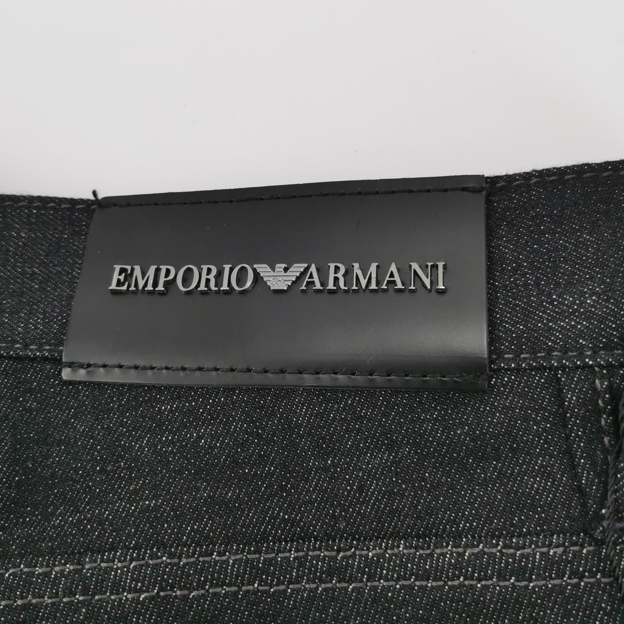 Emporio Armani Emporio Armani Slim Fit Black Denim Size 31 Size US 31 - 5 Thumbnail