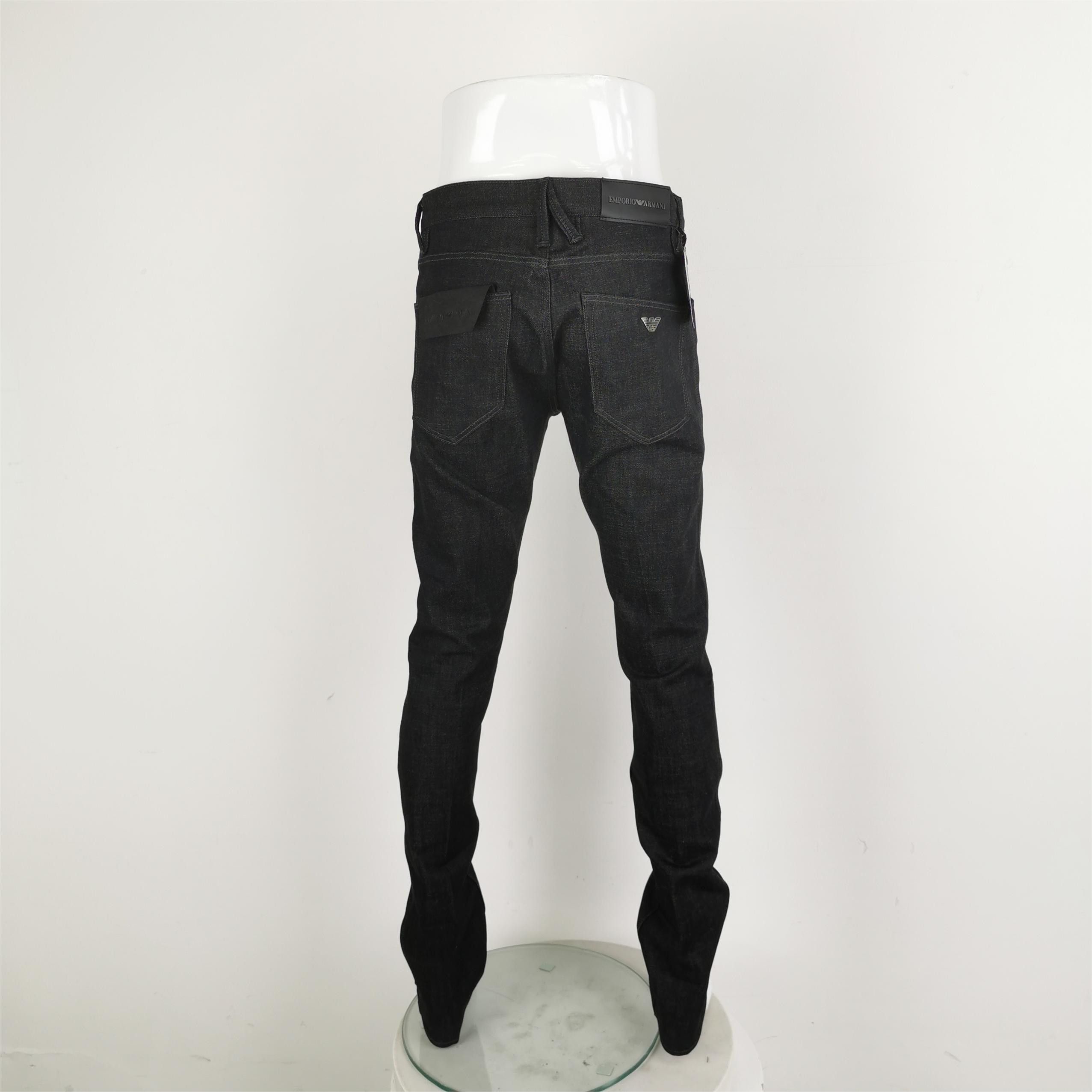 Emporio Armani Emporio Armani Slim Fit Black Denim Size 31 Size US 31 - 4 Thumbnail