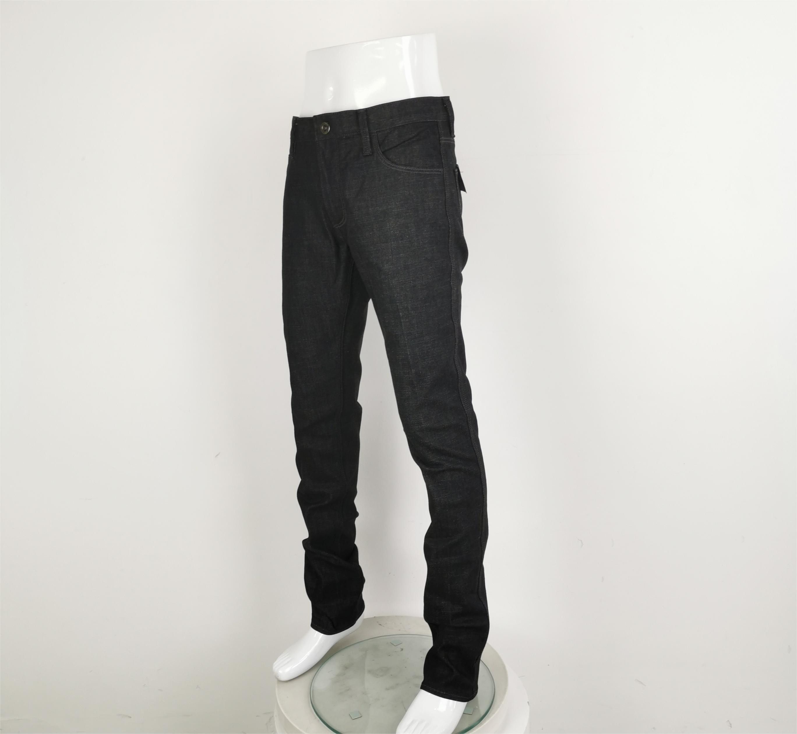 Emporio Armani Emporio Armani Slim Fit Black Denim Size 31 Size US 31 - 3 Thumbnail