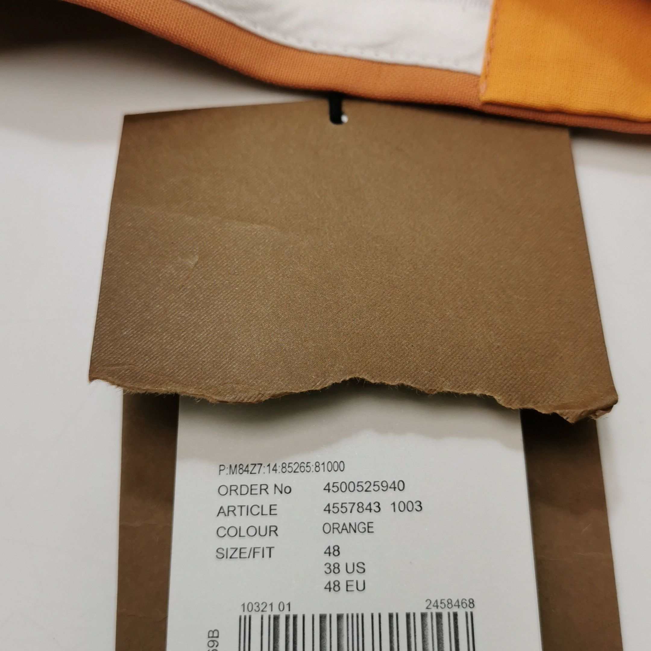 Burberry Burberry Orange Wool Straight Pants EU 48 Size US 32 / EU 48 - 15 Thumbnail