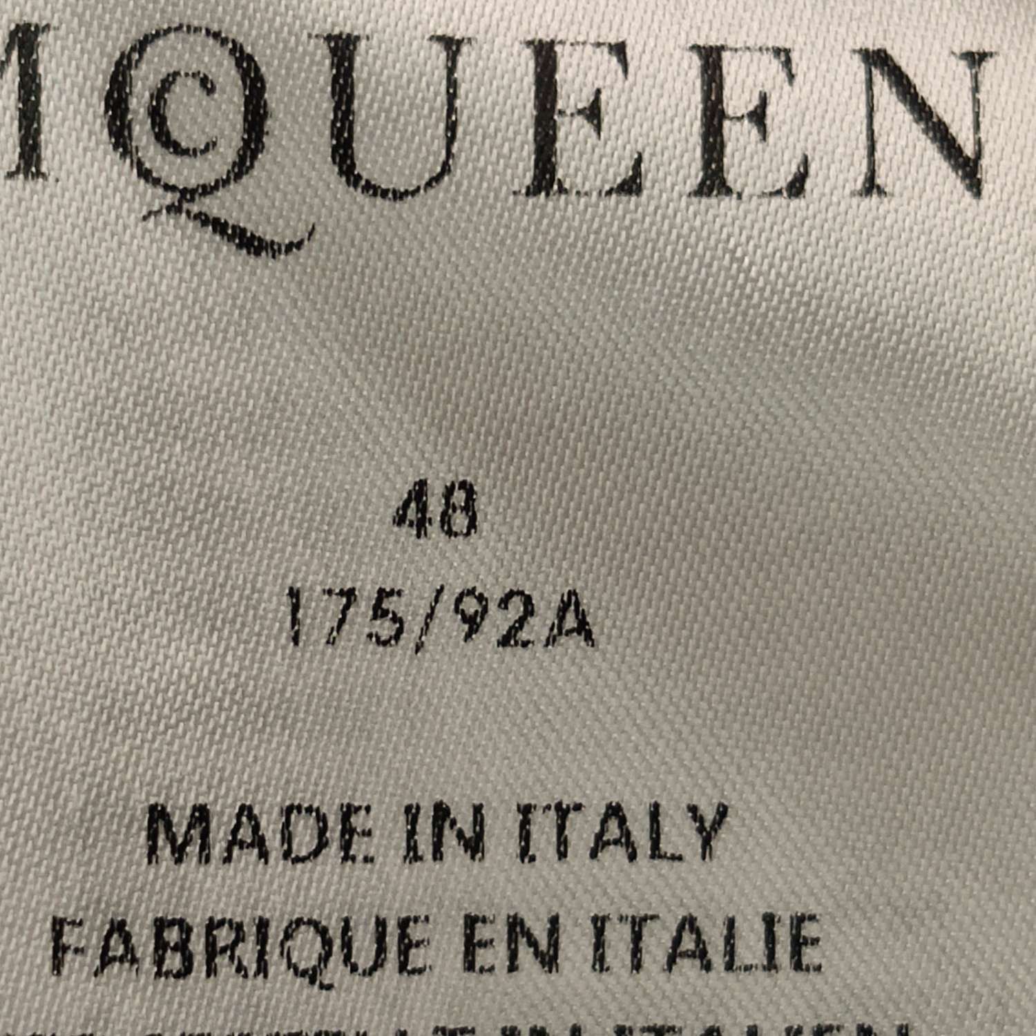 Alexander McQueen Alexander McQueen Rhinestone Logo Field Jacket 48 Size US M / EU 48-50 / 2 - 8 Thumbnail
