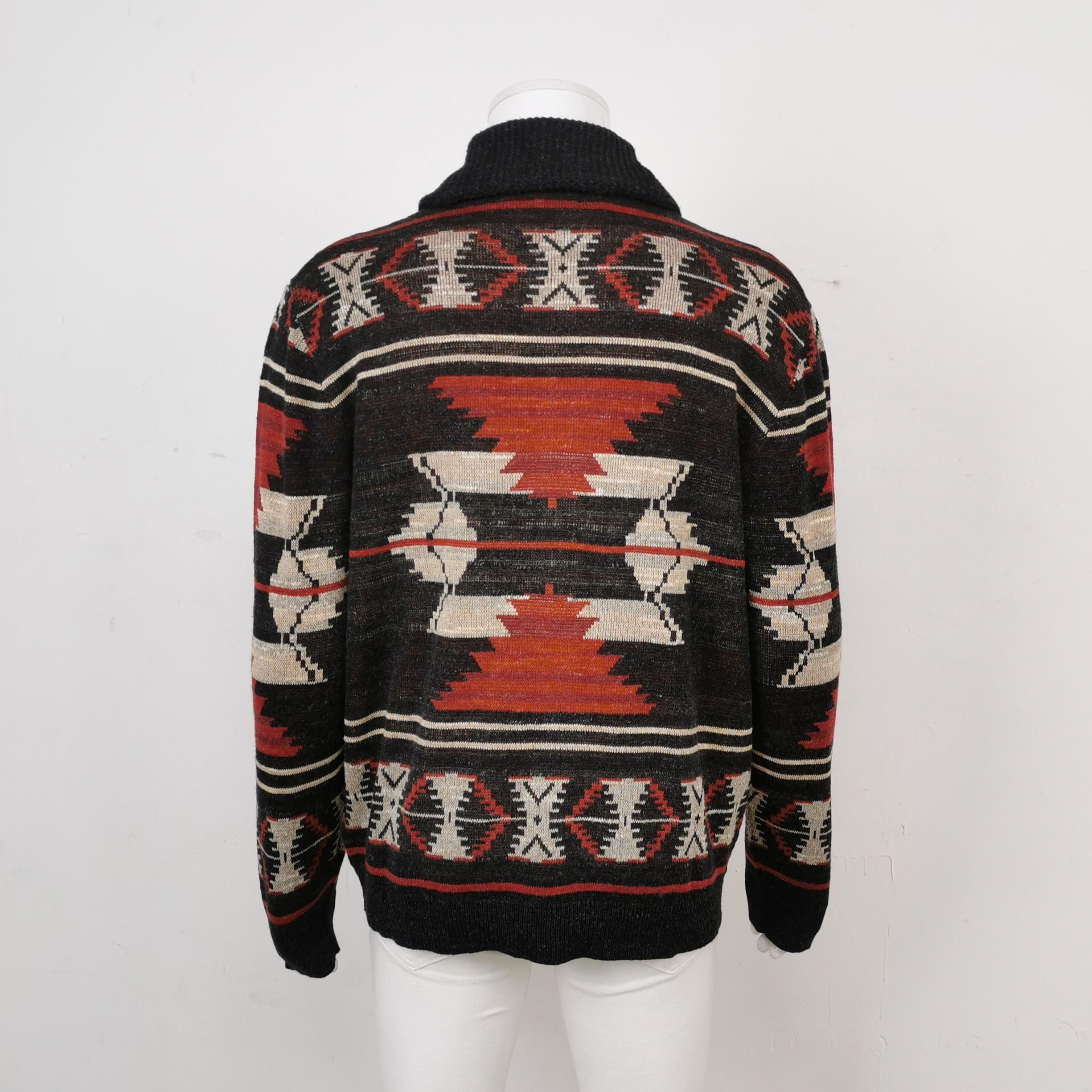 Polo Ralph Lauren Polo Ralph Lauren Southwestern Shawl Cardigan L Size US L / EU 52-54 / 3 - 3 Thumbnail