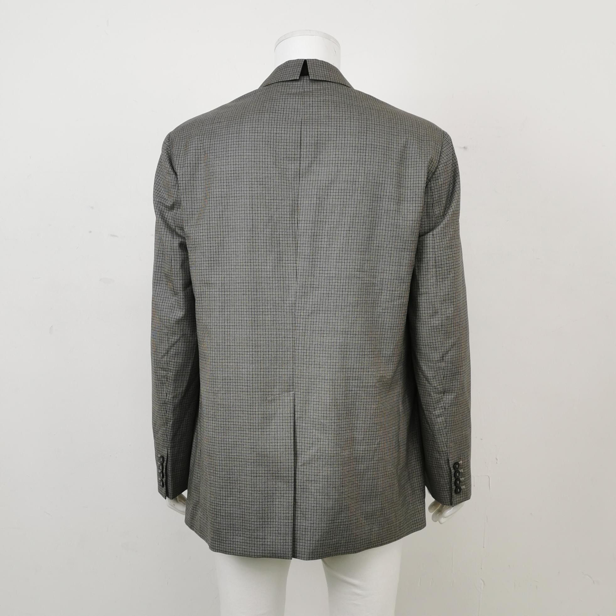 Valentino Valentino Check Virgin Wool Blazer Size 40R Size 40R - 3 Thumbnail