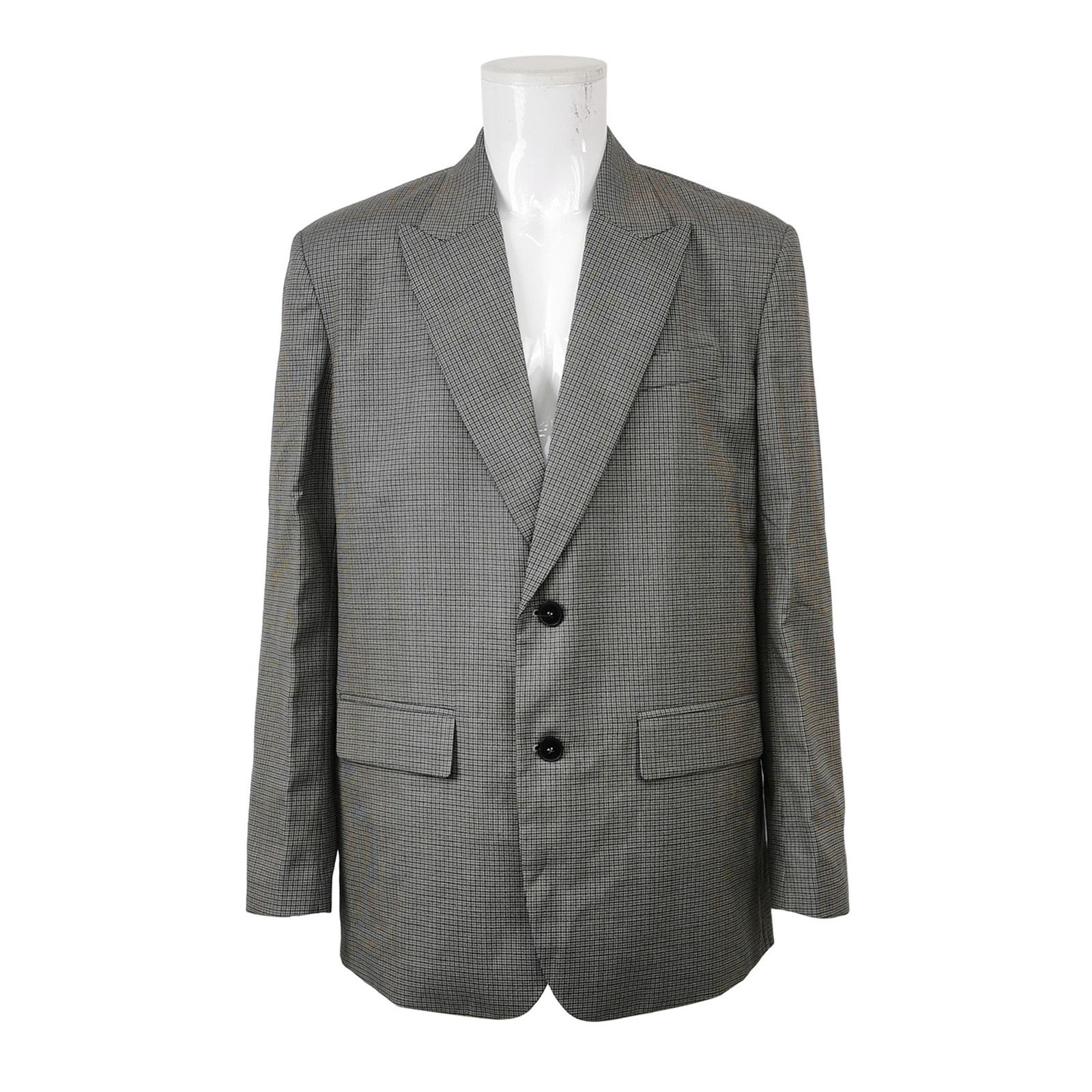 Valentino Valentino Check Virgin Wool Blazer Size 40R Size 40R - 2 Thumbnail