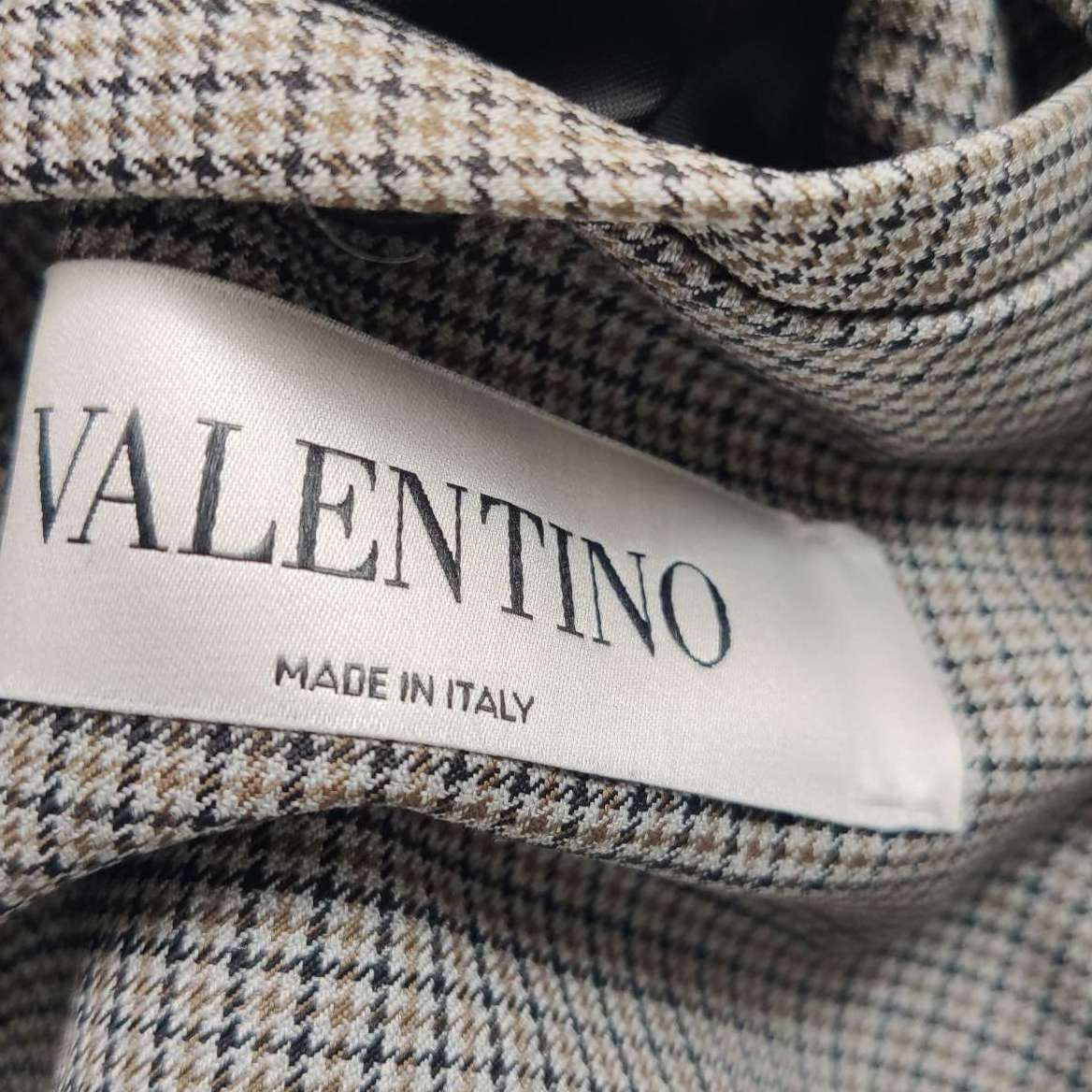 Valentino Valentino Multi-Color Check Wool Blazer 40R Size 40R - 6 Thumbnail