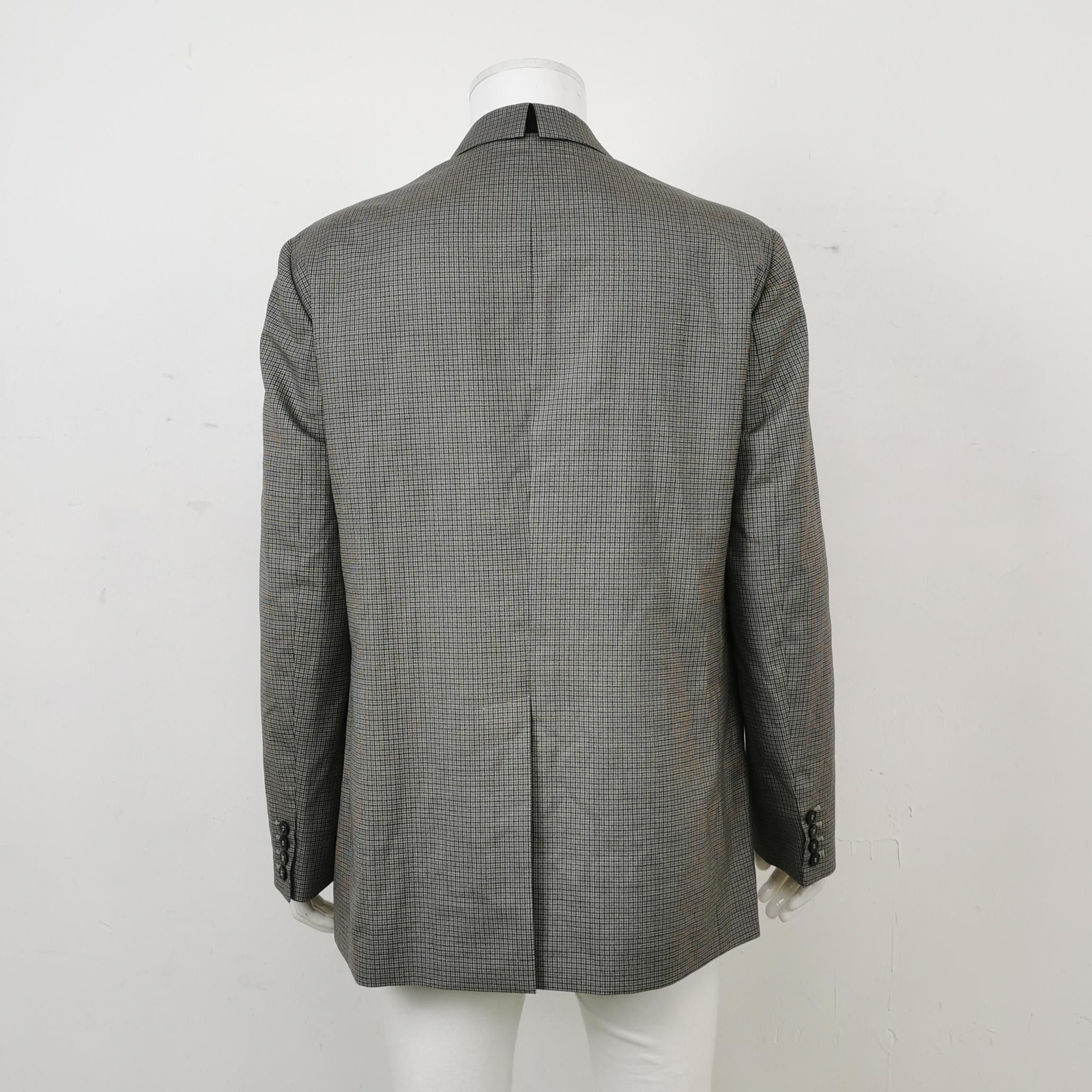 Valentino Valentino Multi-Color Check Wool Blazer 40R Size 40R - 3 Thumbnail