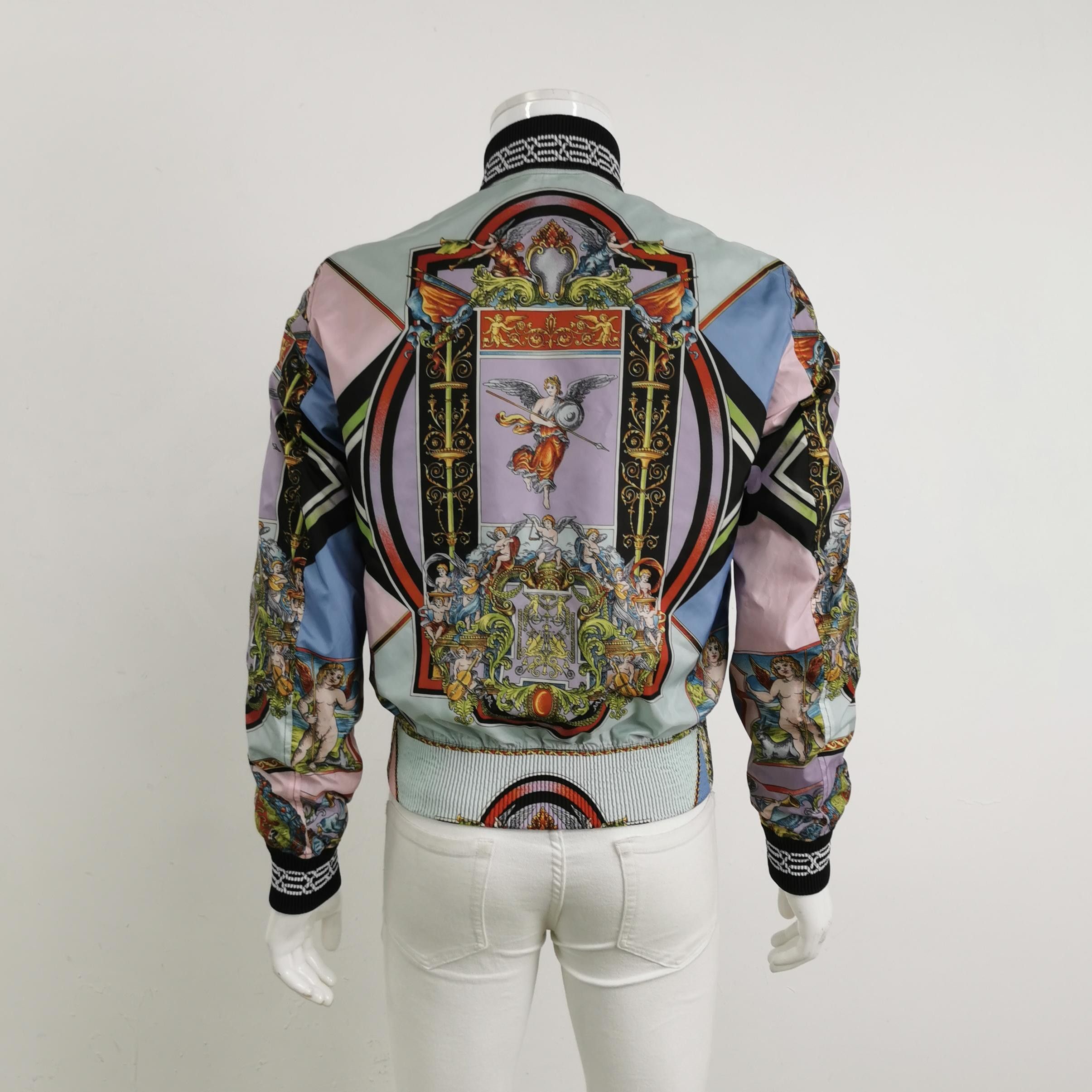 Versace Versace Baroque Angel Print Jacket Size 46 Size US S / EU 44-46 / 1 - 3 Thumbnail