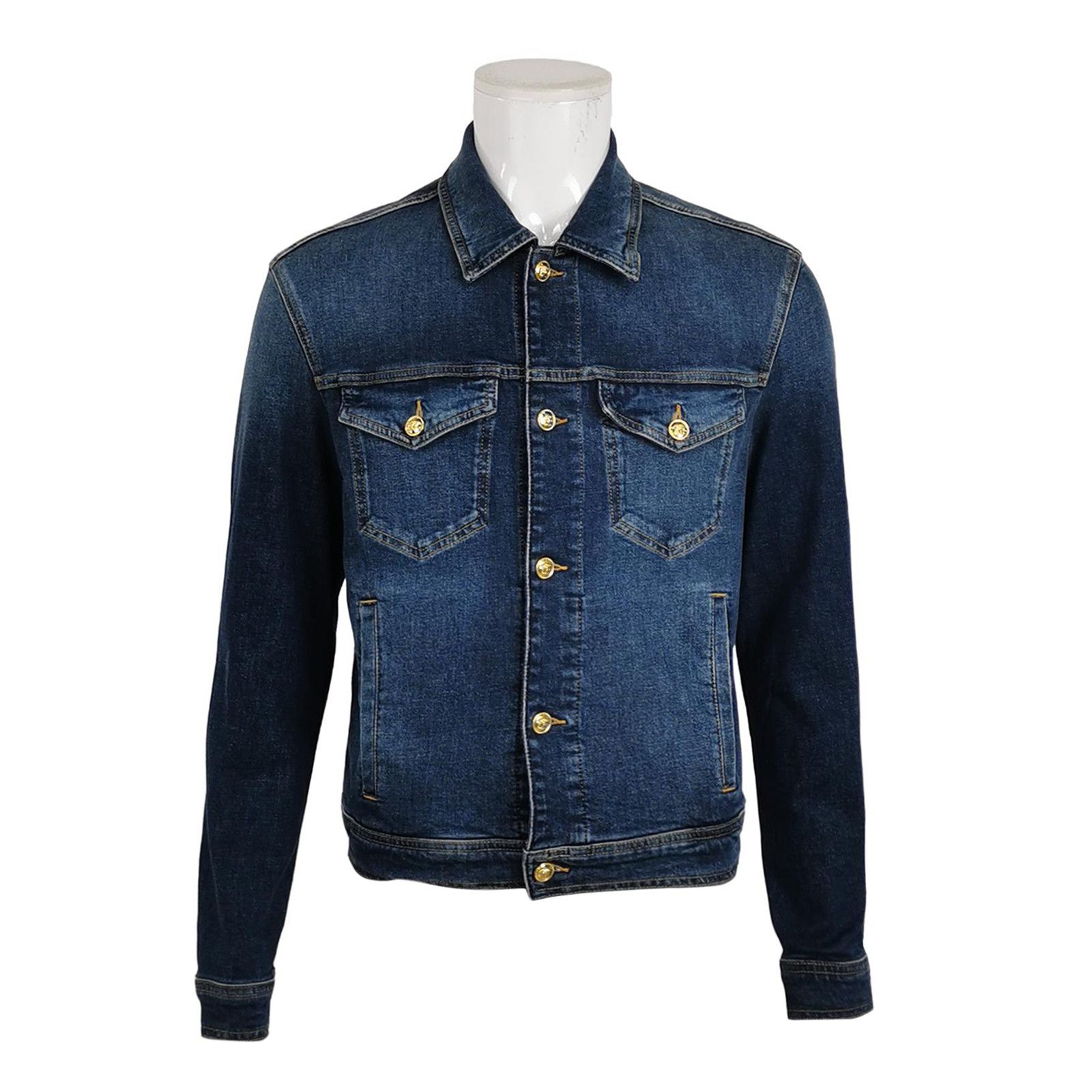 Versace Versace Medusa Button Denim Jacket EU 48 Size US M / EU 48-50 / 2 - 2 Thumbnail