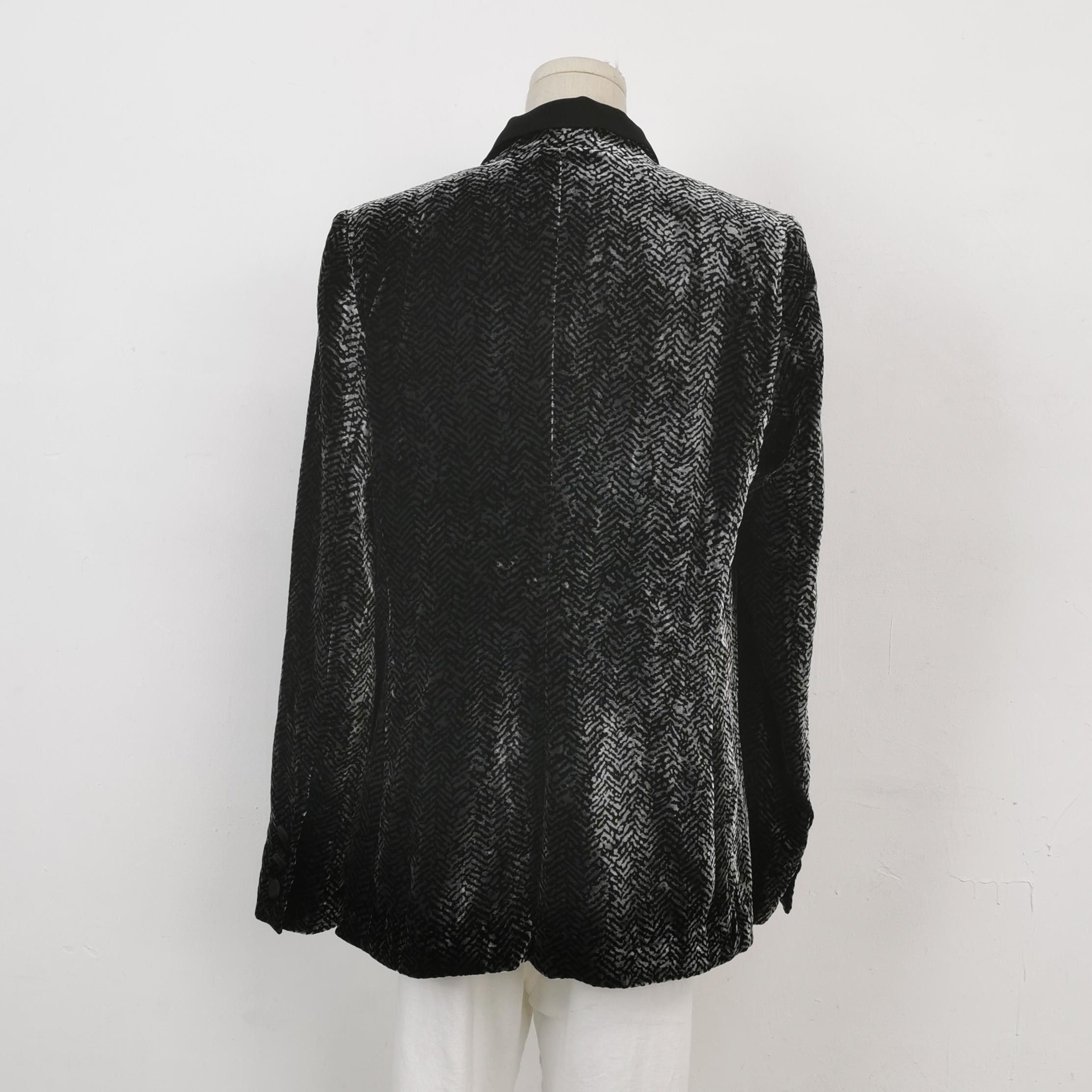 Emporio Armani Emporio Armani Silk Blend Chevron Blazer EU 44 Size US S / EU 44-46 / 1 - 3 Thumbnail