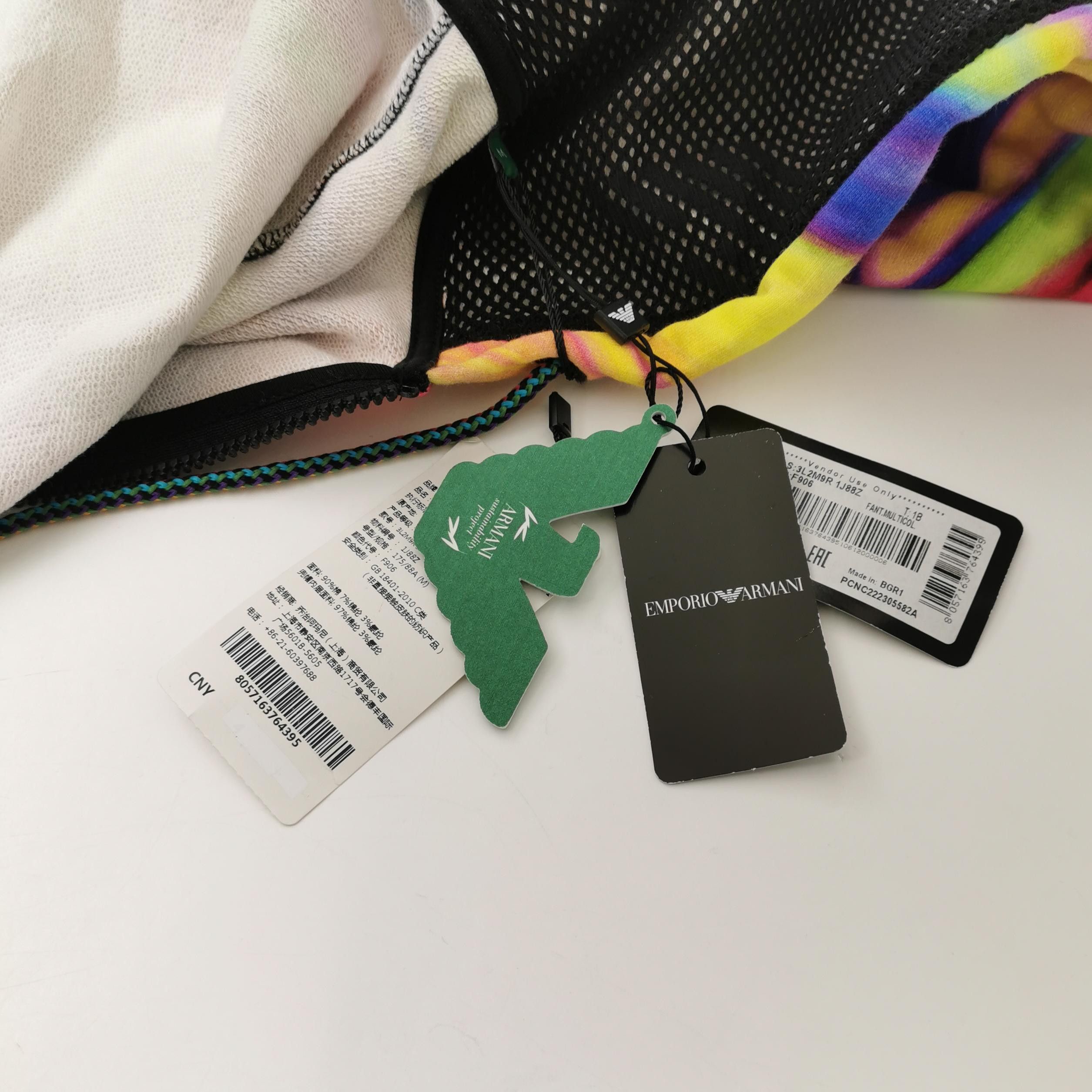 Emporio Armani Emporio Armani Surfer Multicolored Zip Hoodie M Size US M / EU 48-50 / 2 - 5 Thumbnail