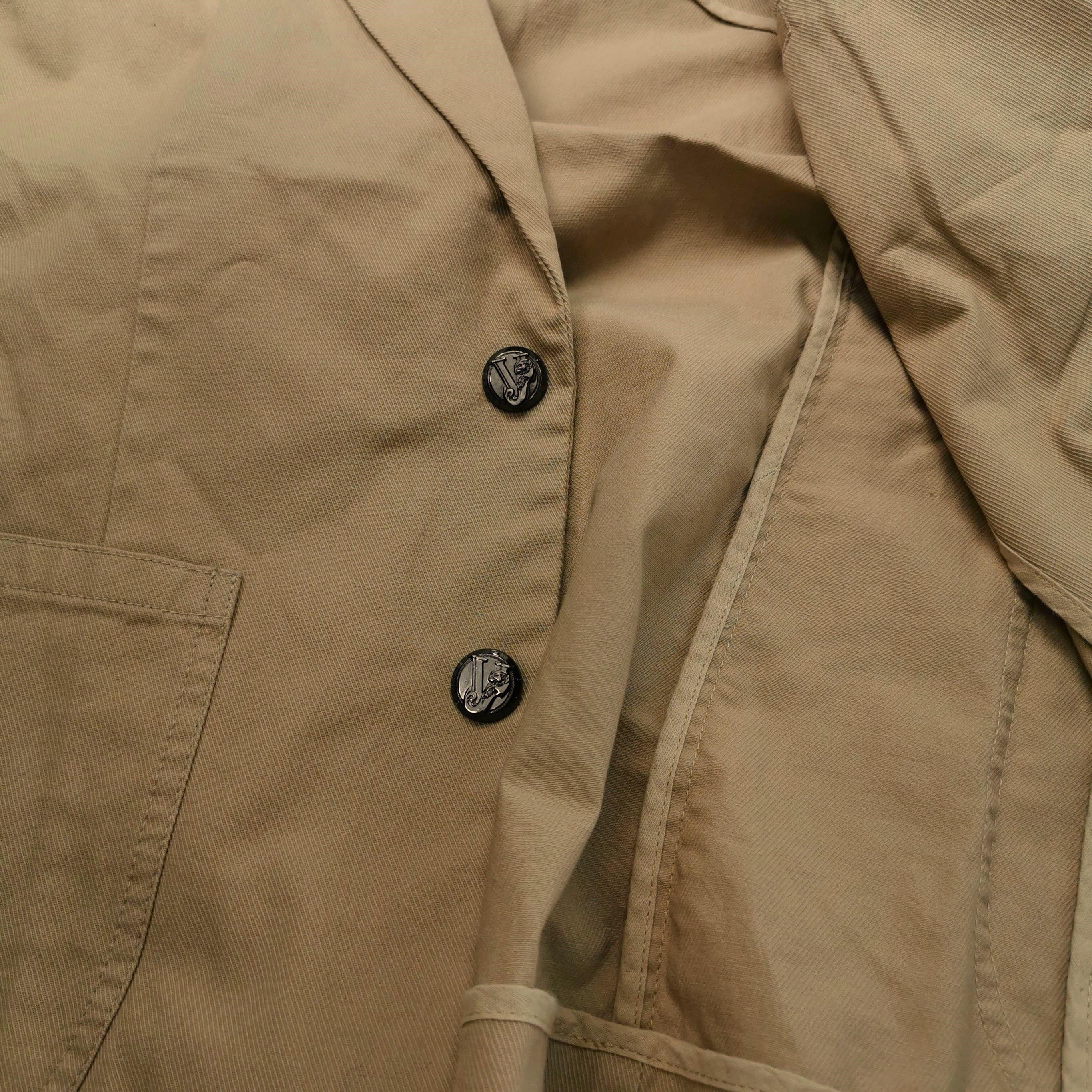Versace Jeans Couture Versace Jeans Cotton Single Breasted Blazer 36R Size 36R - 4 Thumbnail