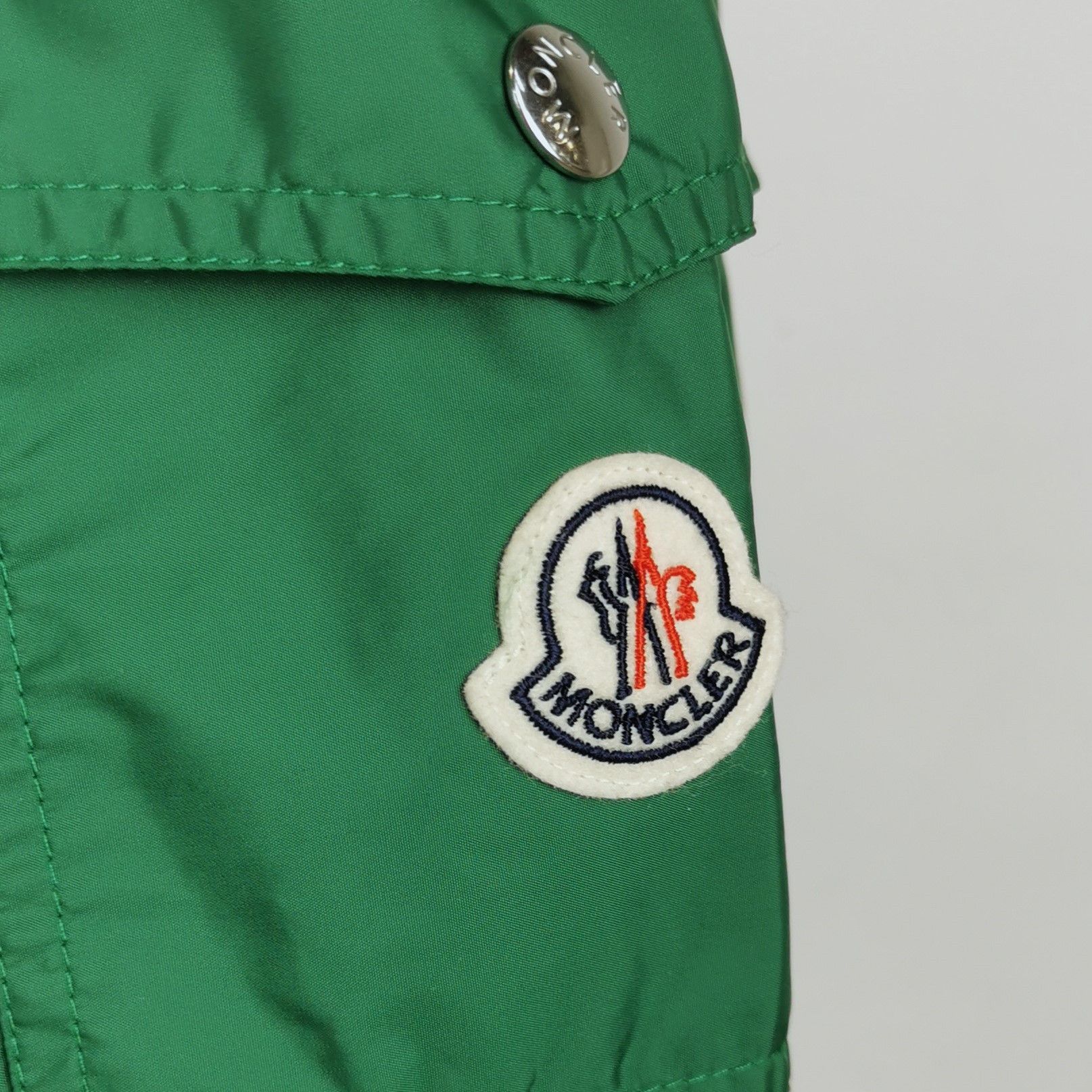 Moncler Moncler Green Hooded Windbreaker Jacket Size 5 Size US XXL / EU 58 / 5 - 4 Thumbnail