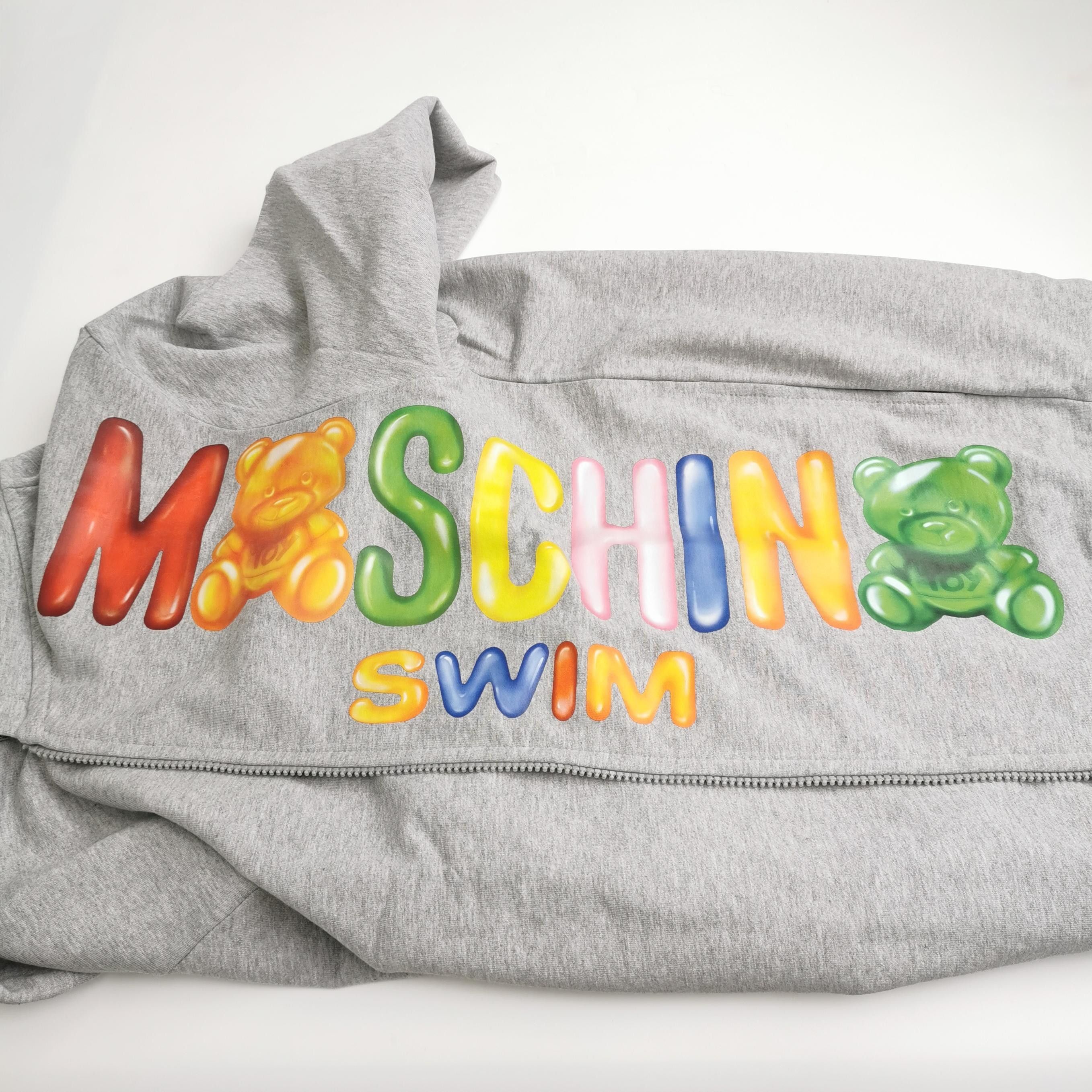 Moschino Moschino Swim Colorful Logo Zip Hoodie Size M Size US M / EU 48-50 / 2 - 4 Thumbnail