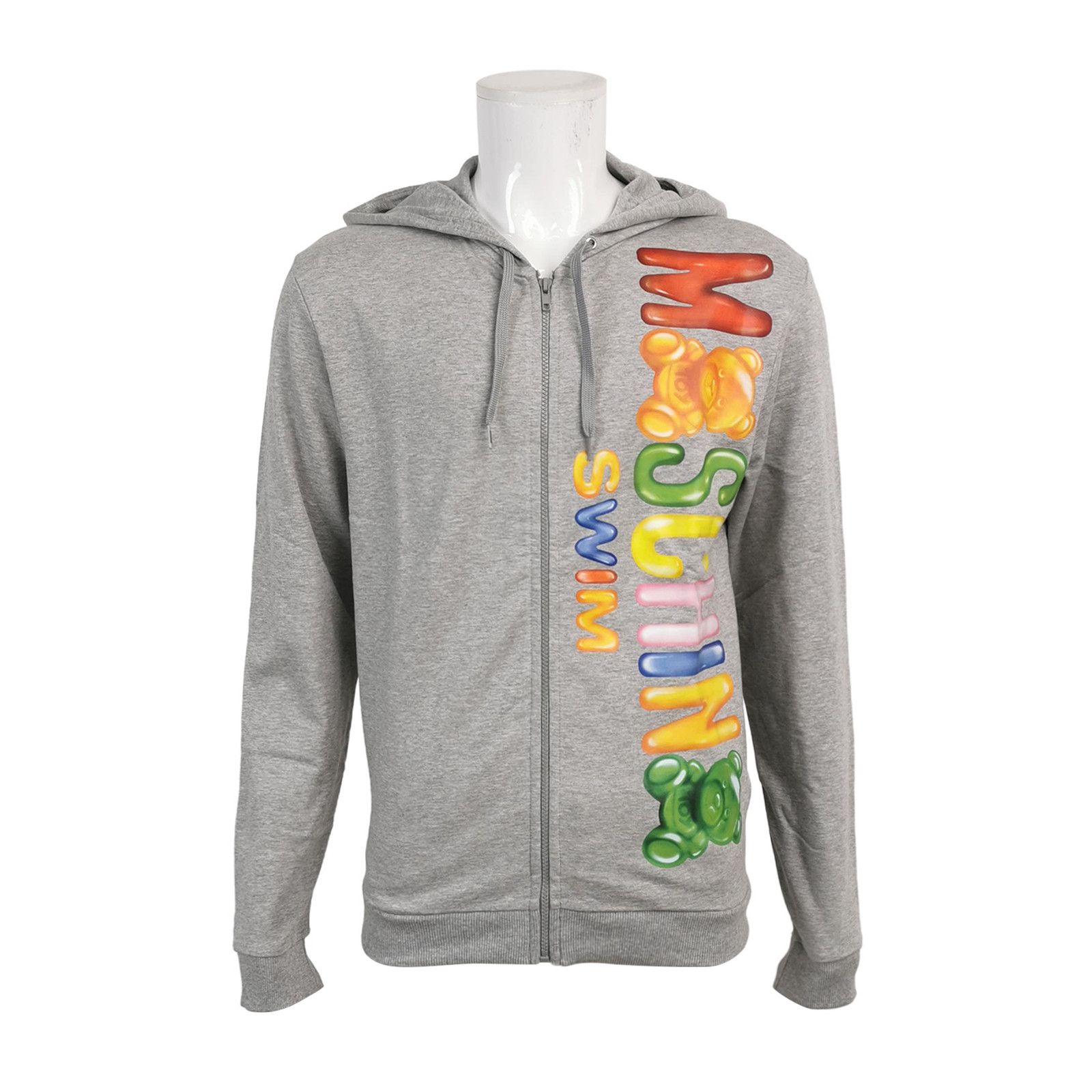 Moschino Moschino Swim Colorful Logo Zip Hoodie Size M Size US M / EU 48-50 / 2 - 2 Thumbnail
