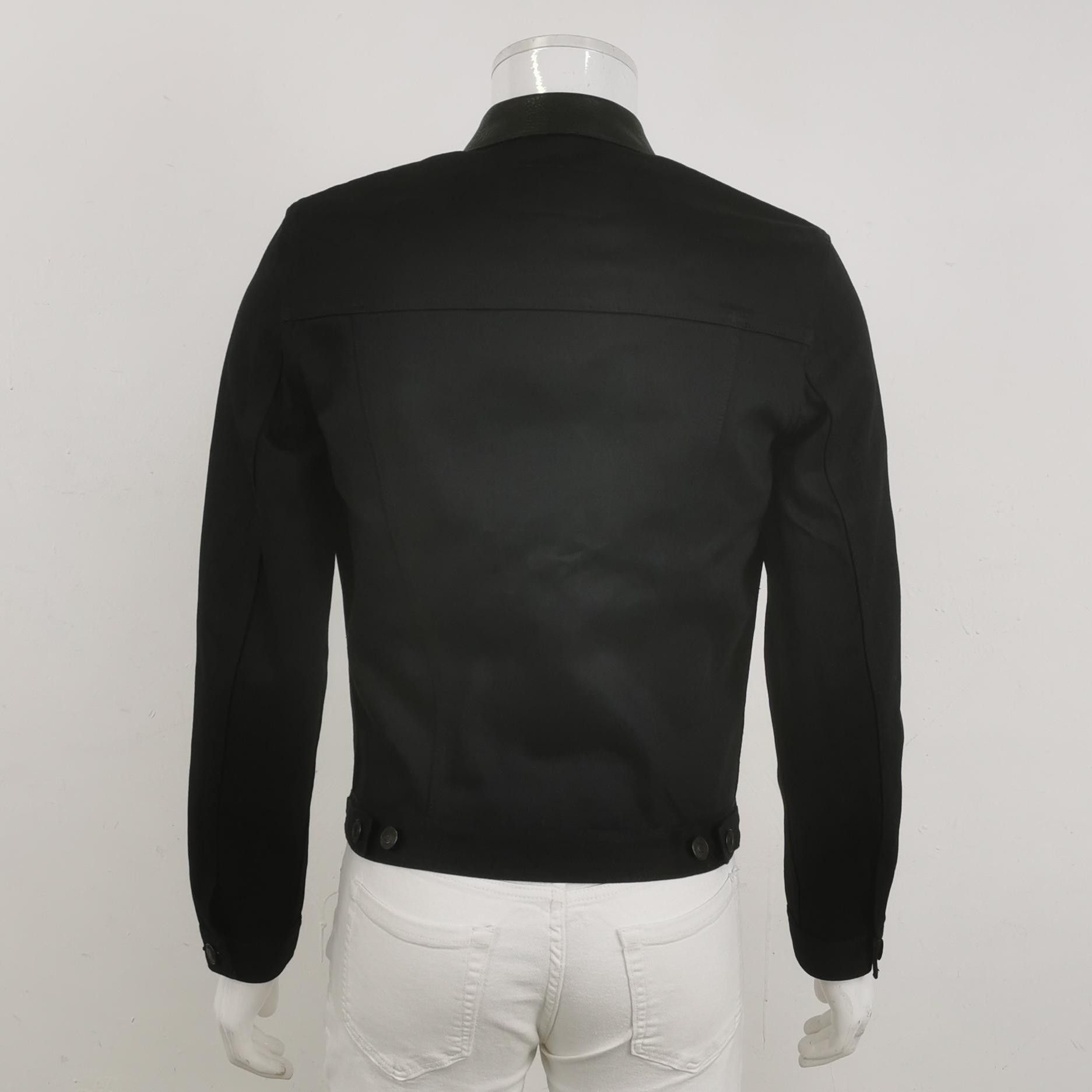 Burberry Burberry Brit Leather Collar Cotton Jacket Size S Size US S / EU 44-46 / 1 - 3 Thumbnail