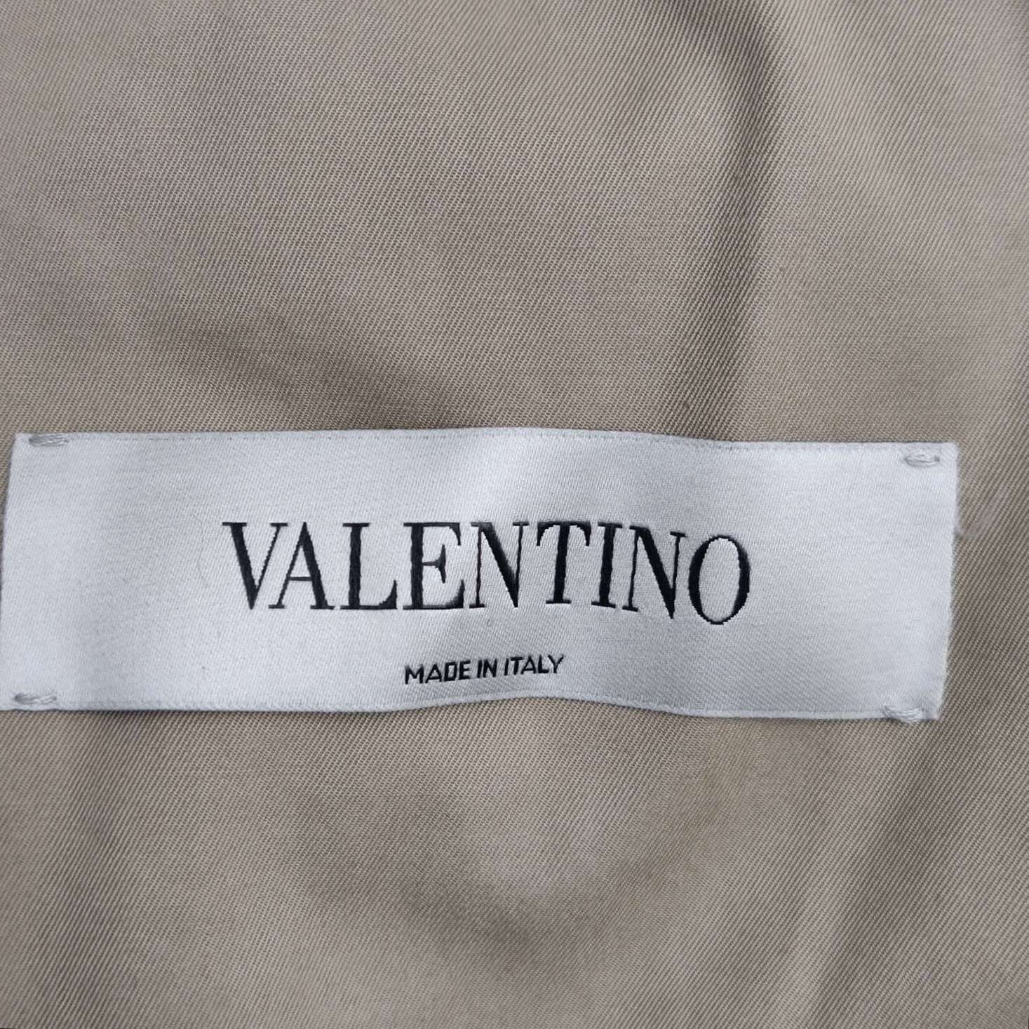 Valentino Valentino Contrast Trim Cotton Blazer Size 36R Size 36R - 5 Thumbnail